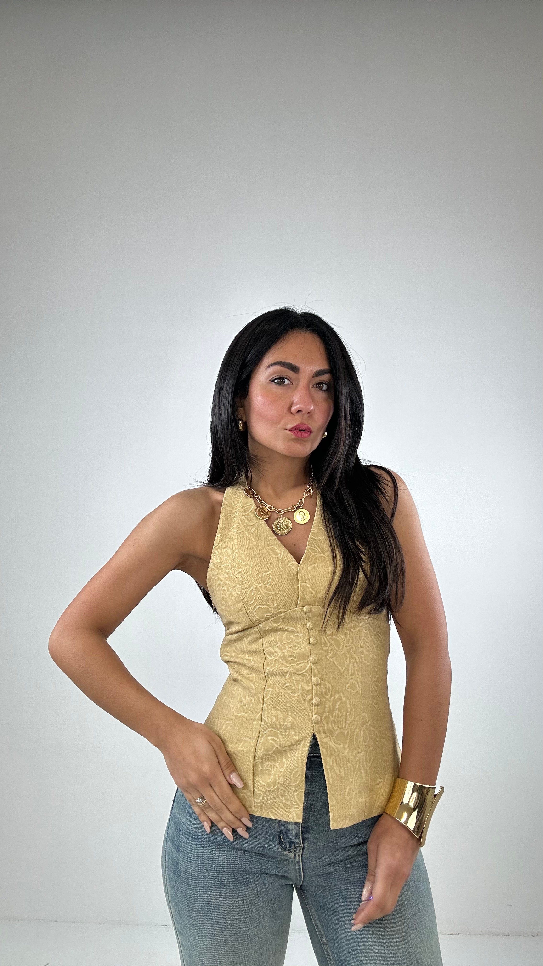 Top DAMA - BEIGE