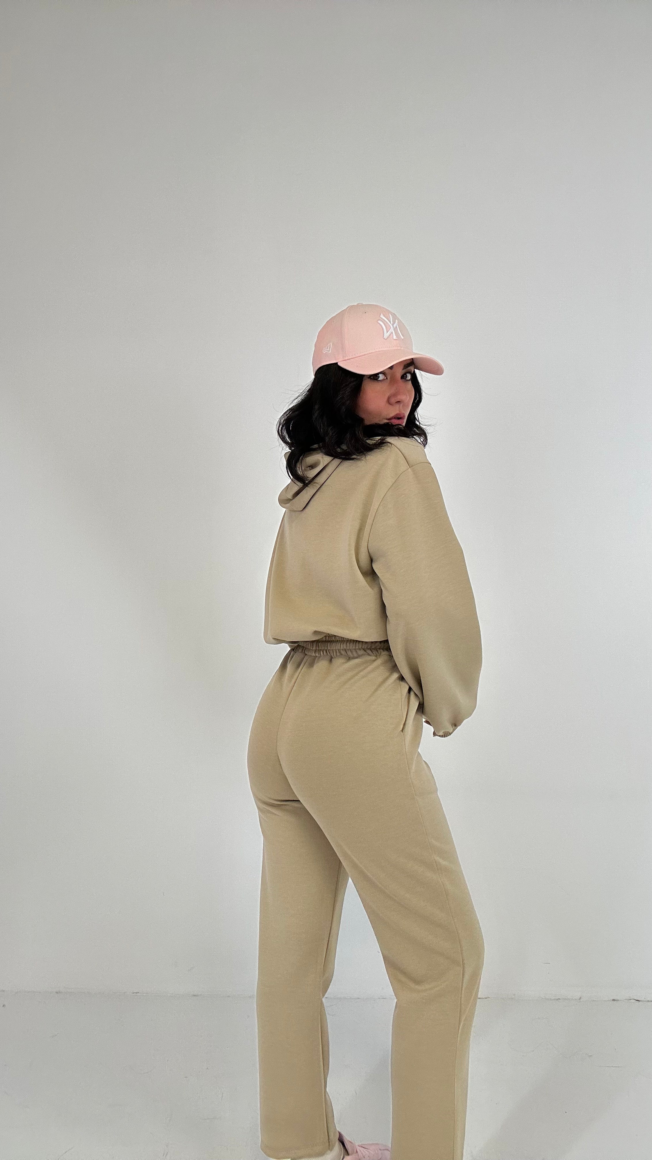 Completo TUTA CON CAPPUCCIO - BEIGE