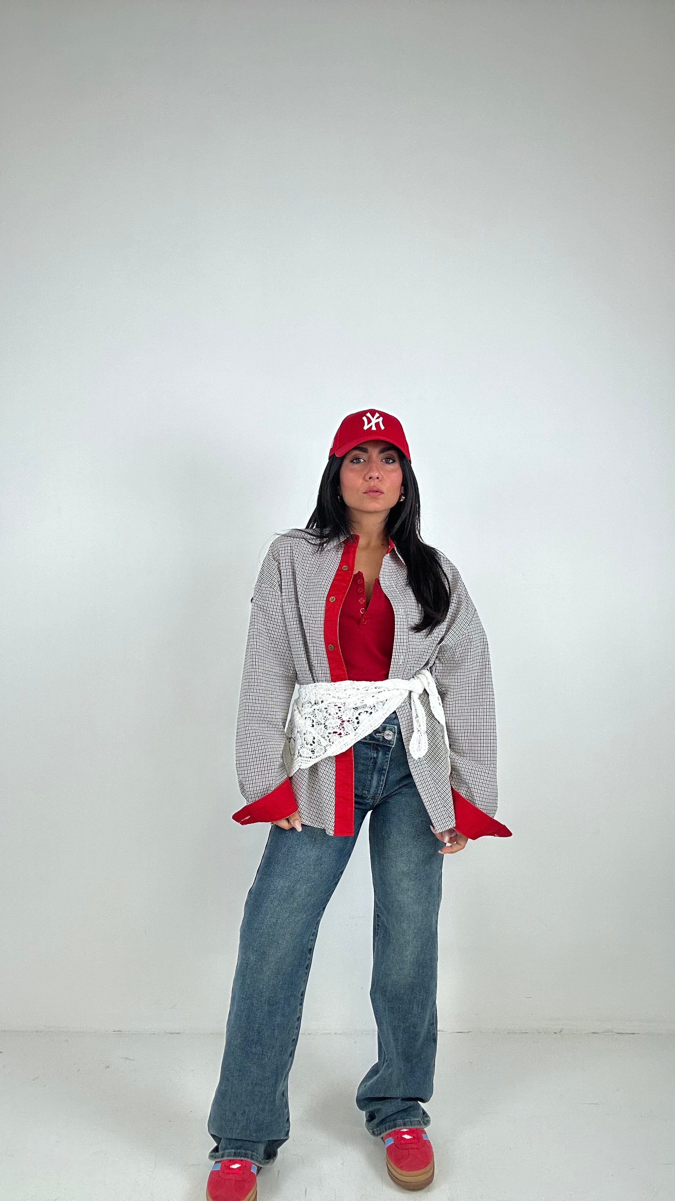 Jeans WIDE LEG CINTO TRASV - JEANS
