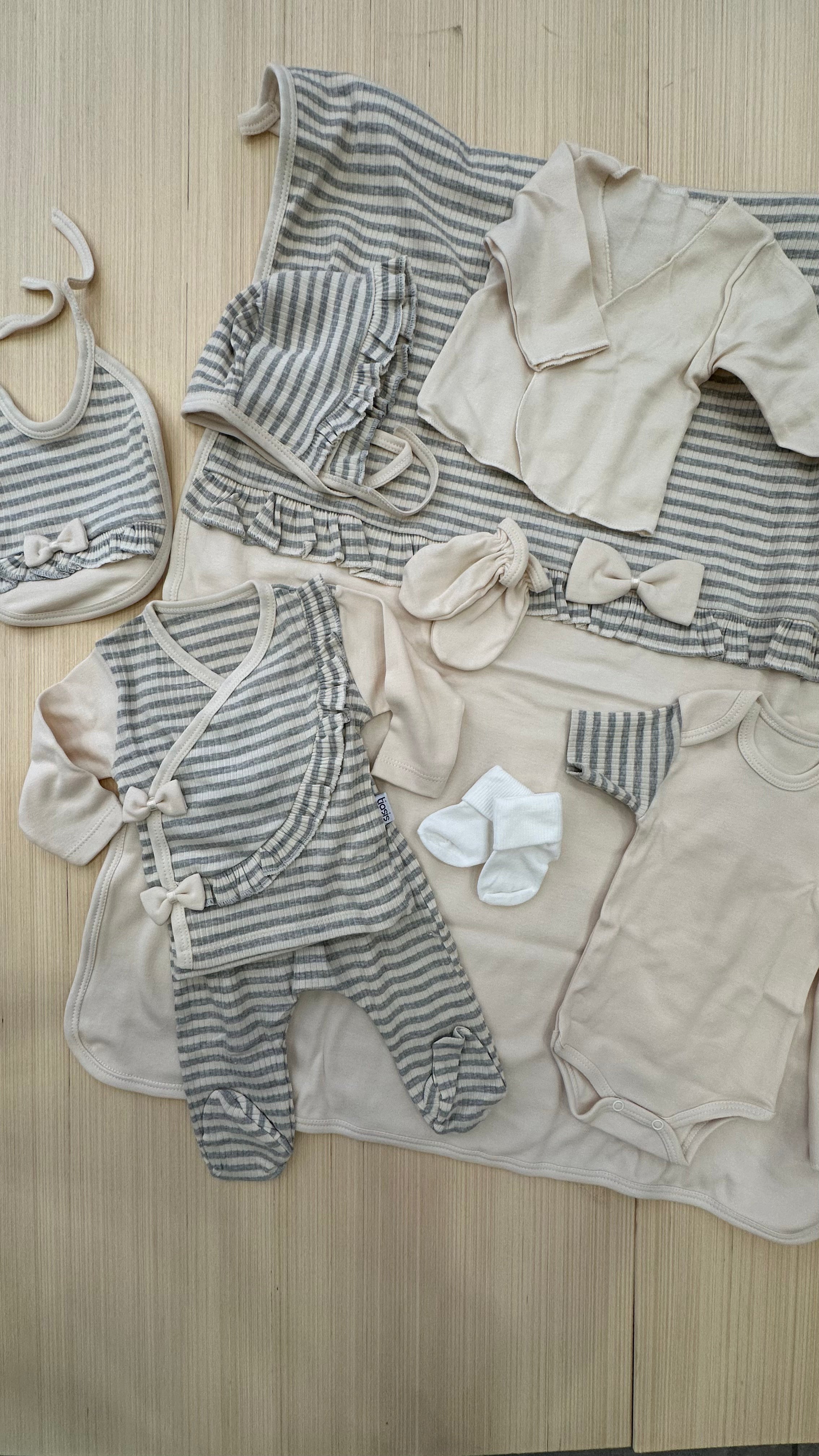 Set NASCITA 10 PZ - GRIGIO