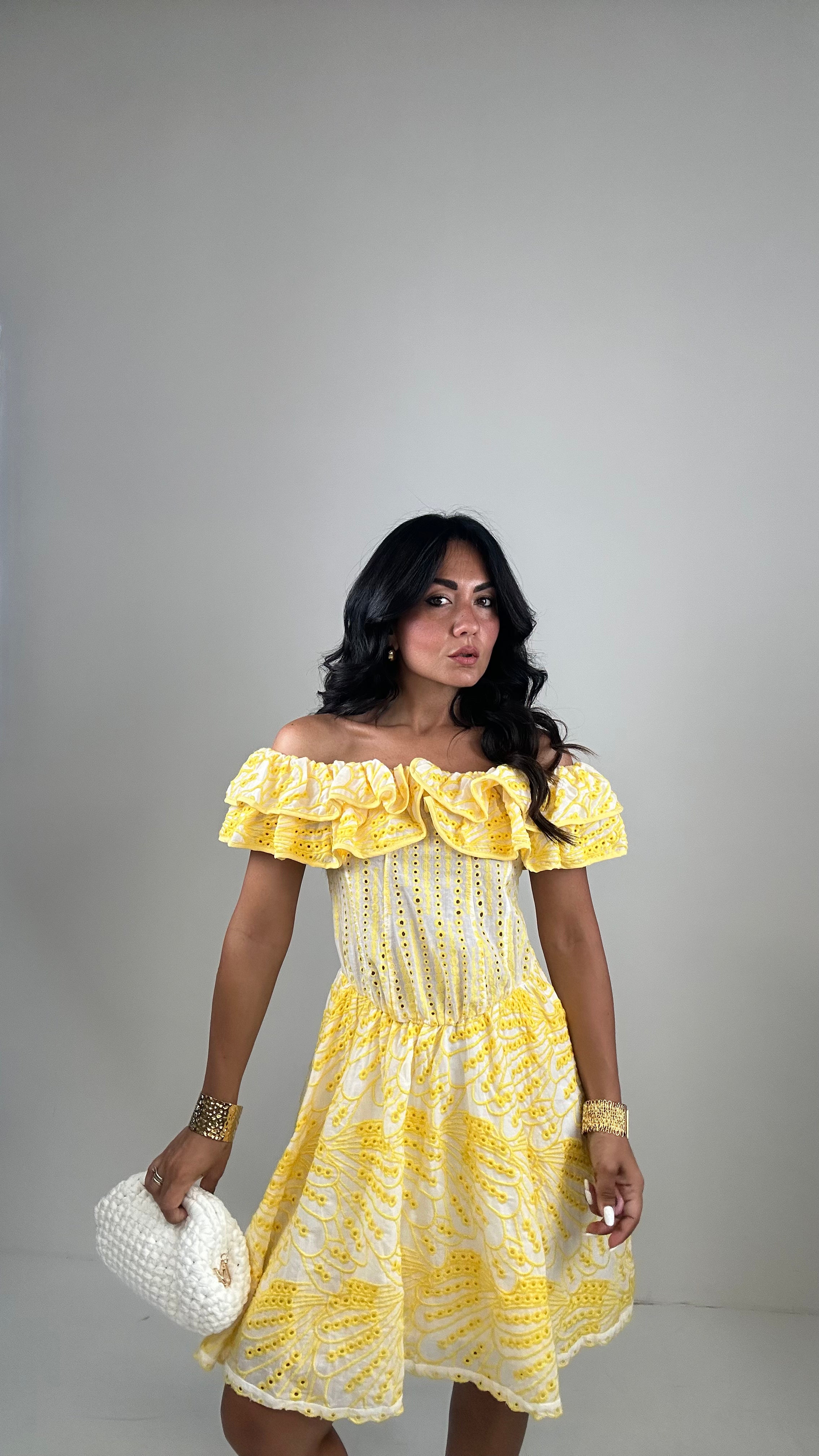 Vestito SANGALLO ARMONIA - GIALLO