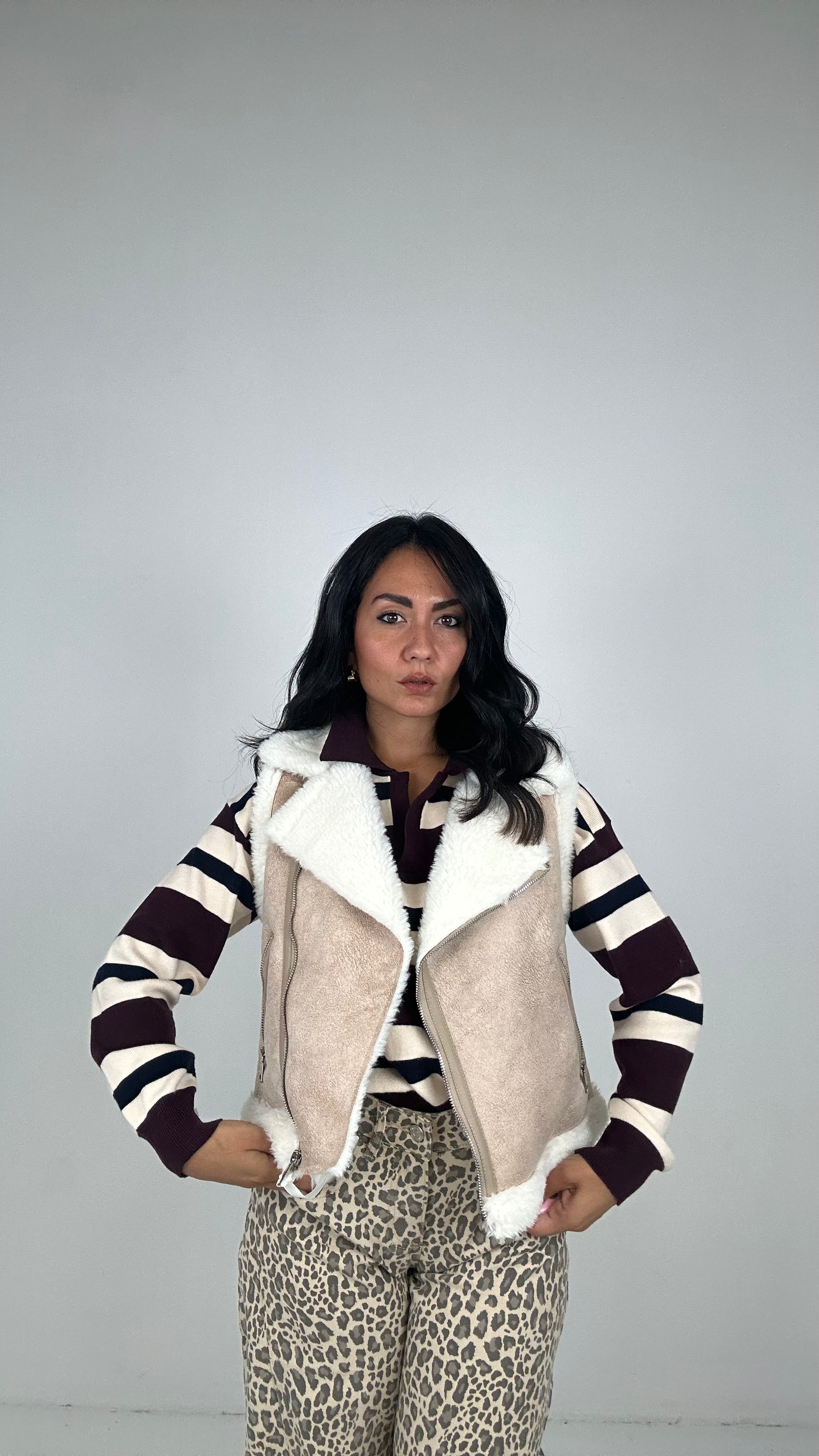 Gilet ECOMONTONE - BEIGE