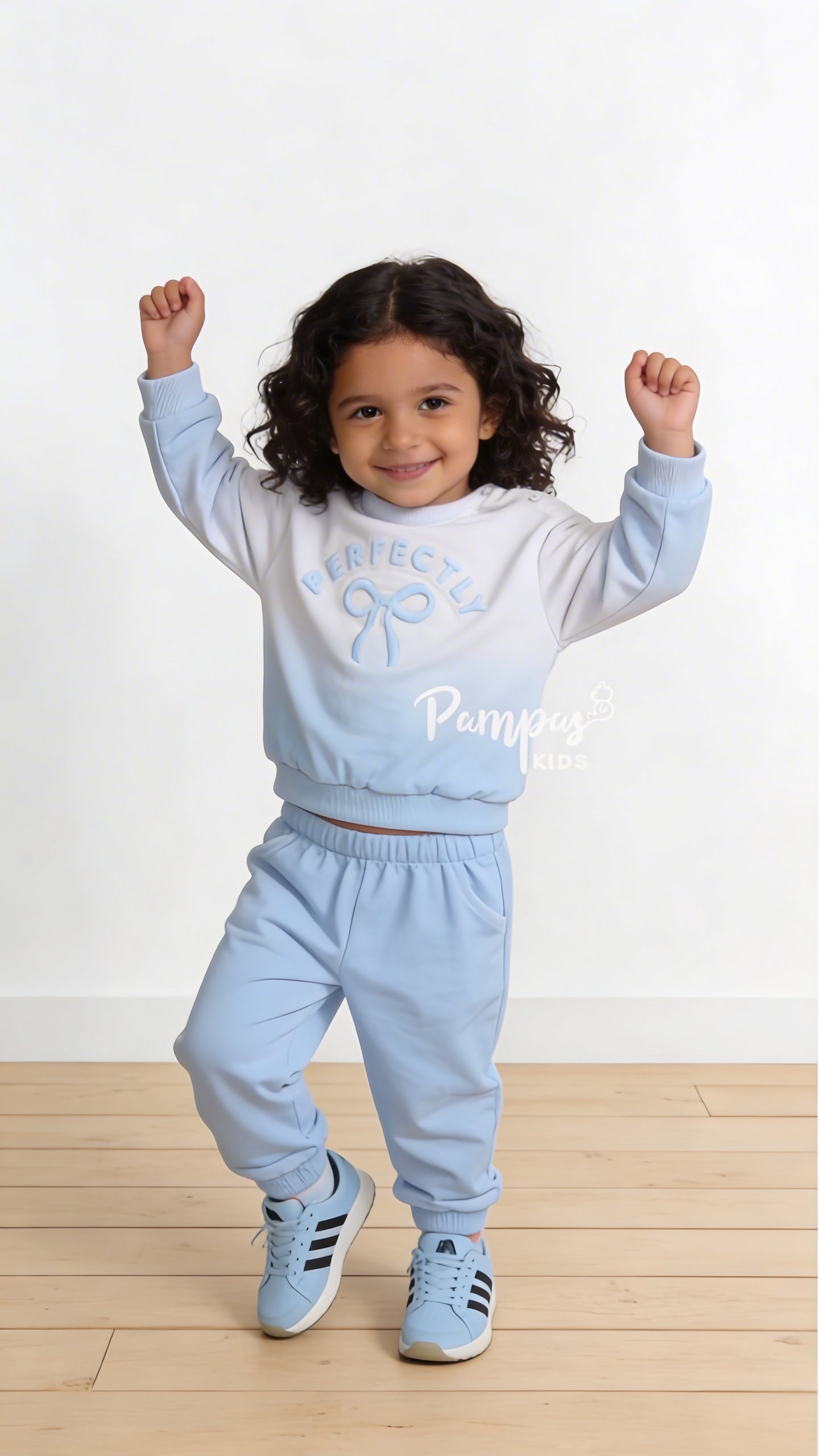 Tuta PERFECTLY 12-36M - CELESTE POLVERE