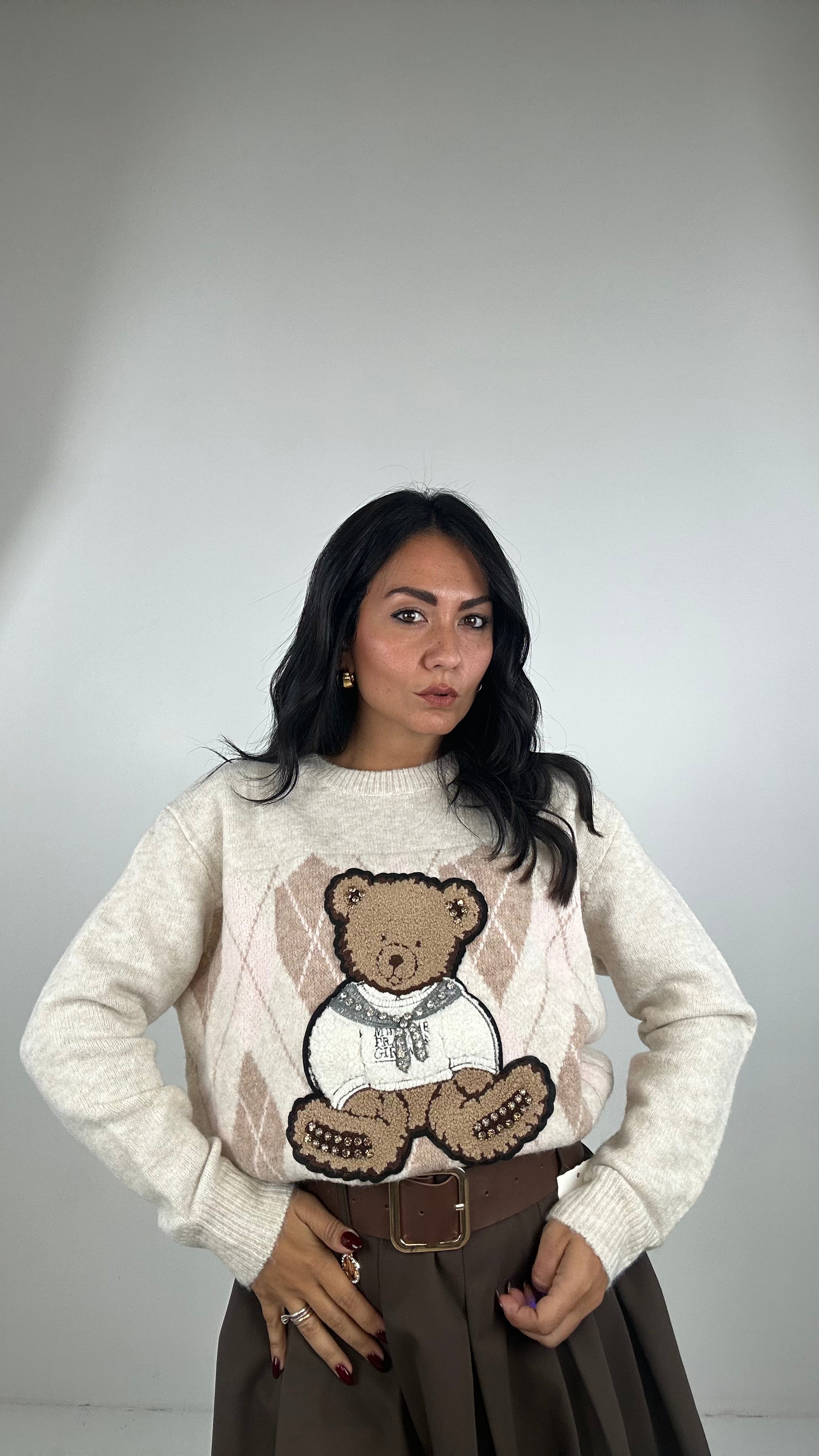 Pull ORSO ROMBO - PANNA