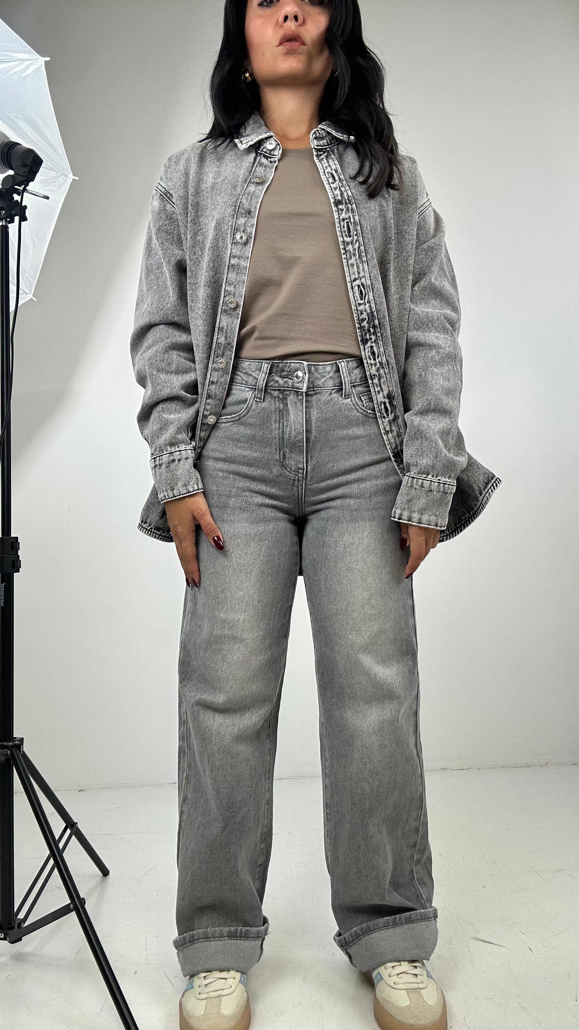 Jeans GREY STRAIGHT FIT - GRIGIO
