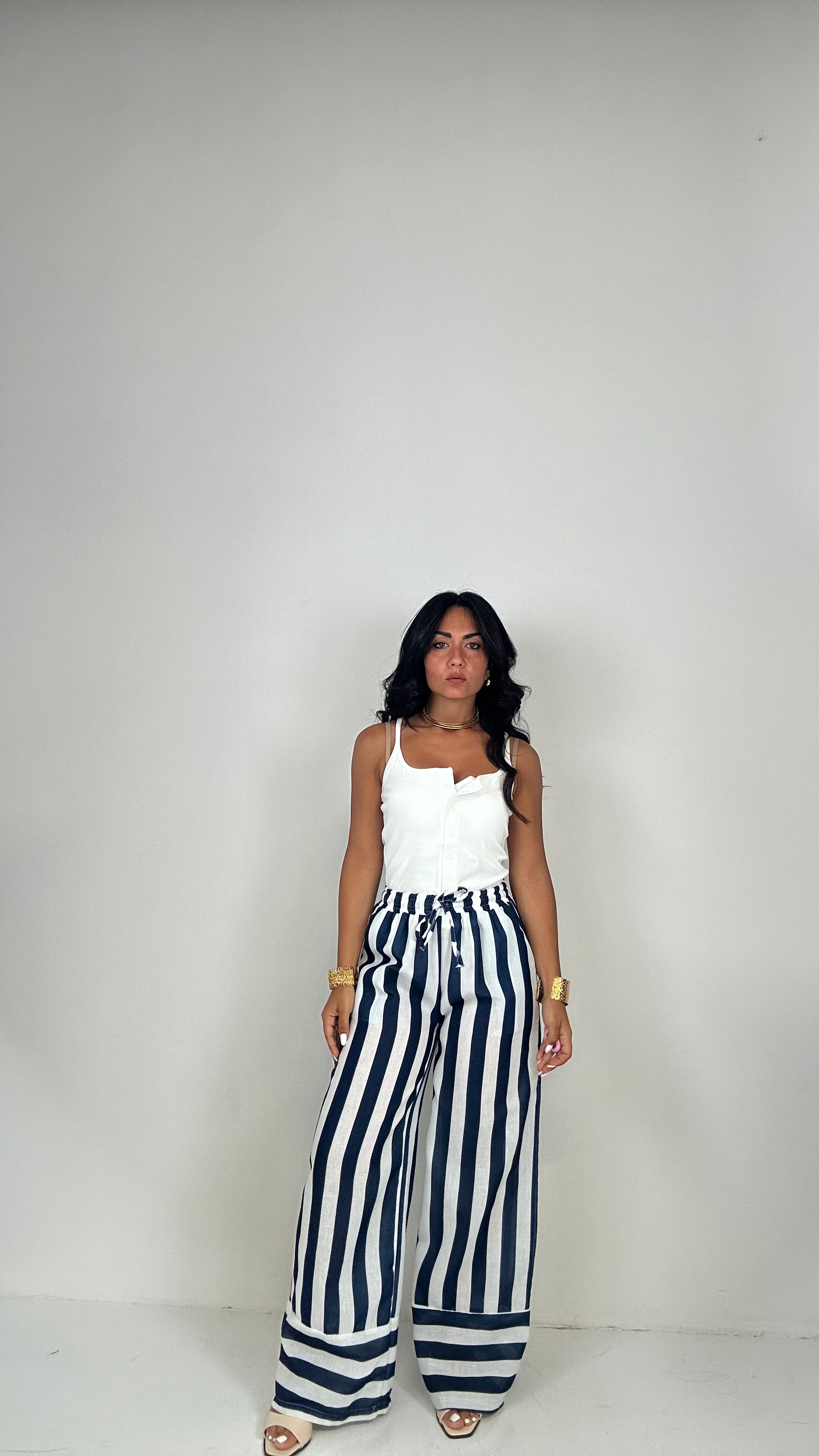 Pantalone BALL ECOPELLE - MARRONE