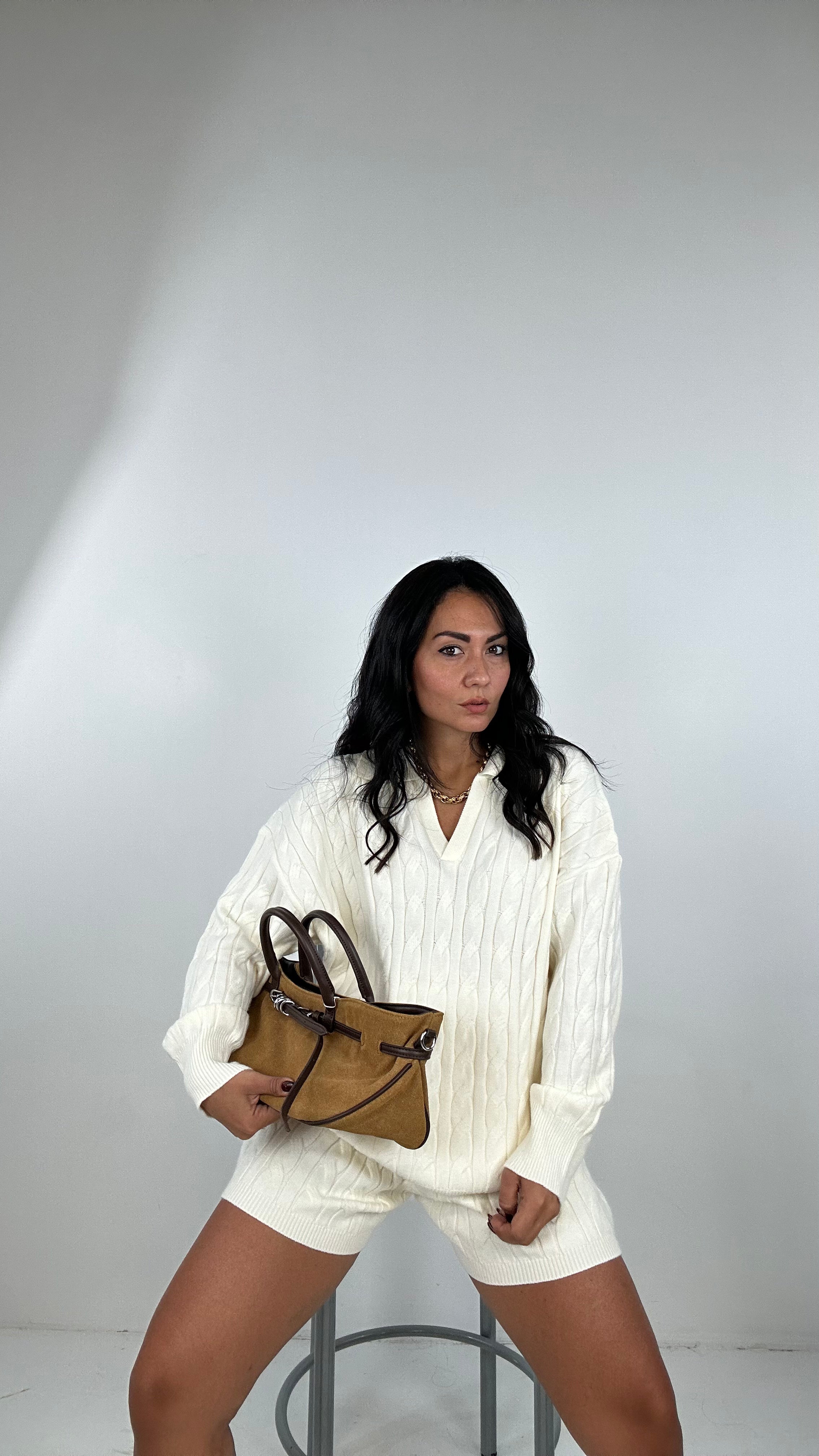 Coordinato TRECCIA POLO - PANNA