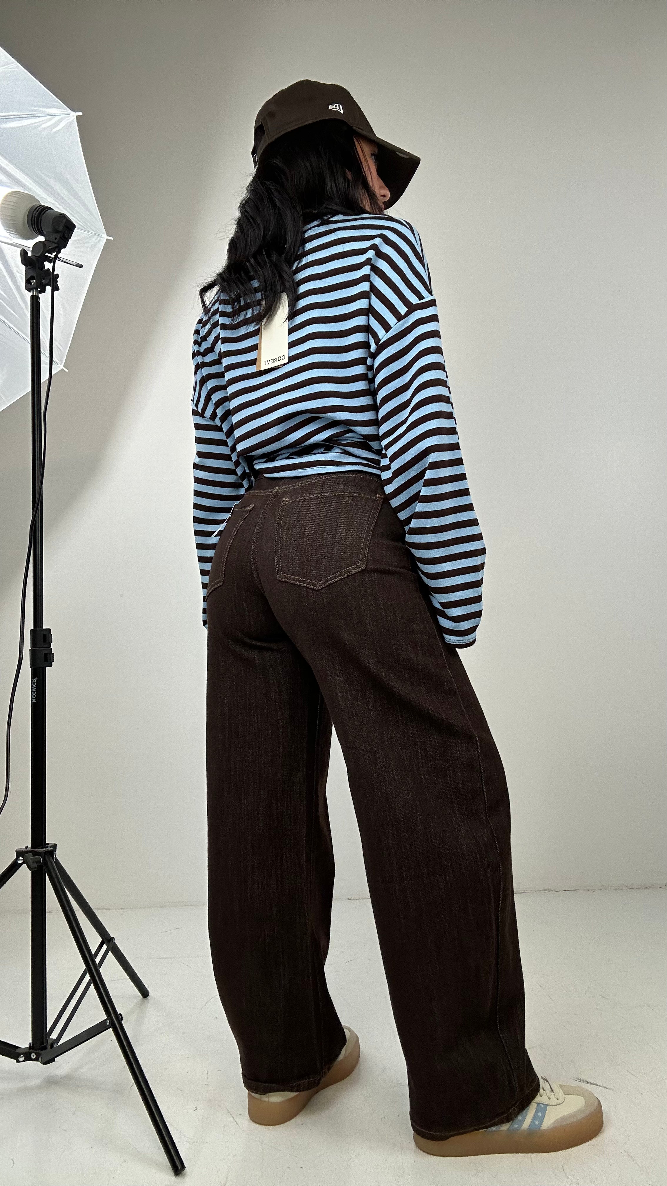 Jeans BALLONFIT CAFFE' - MARRONE