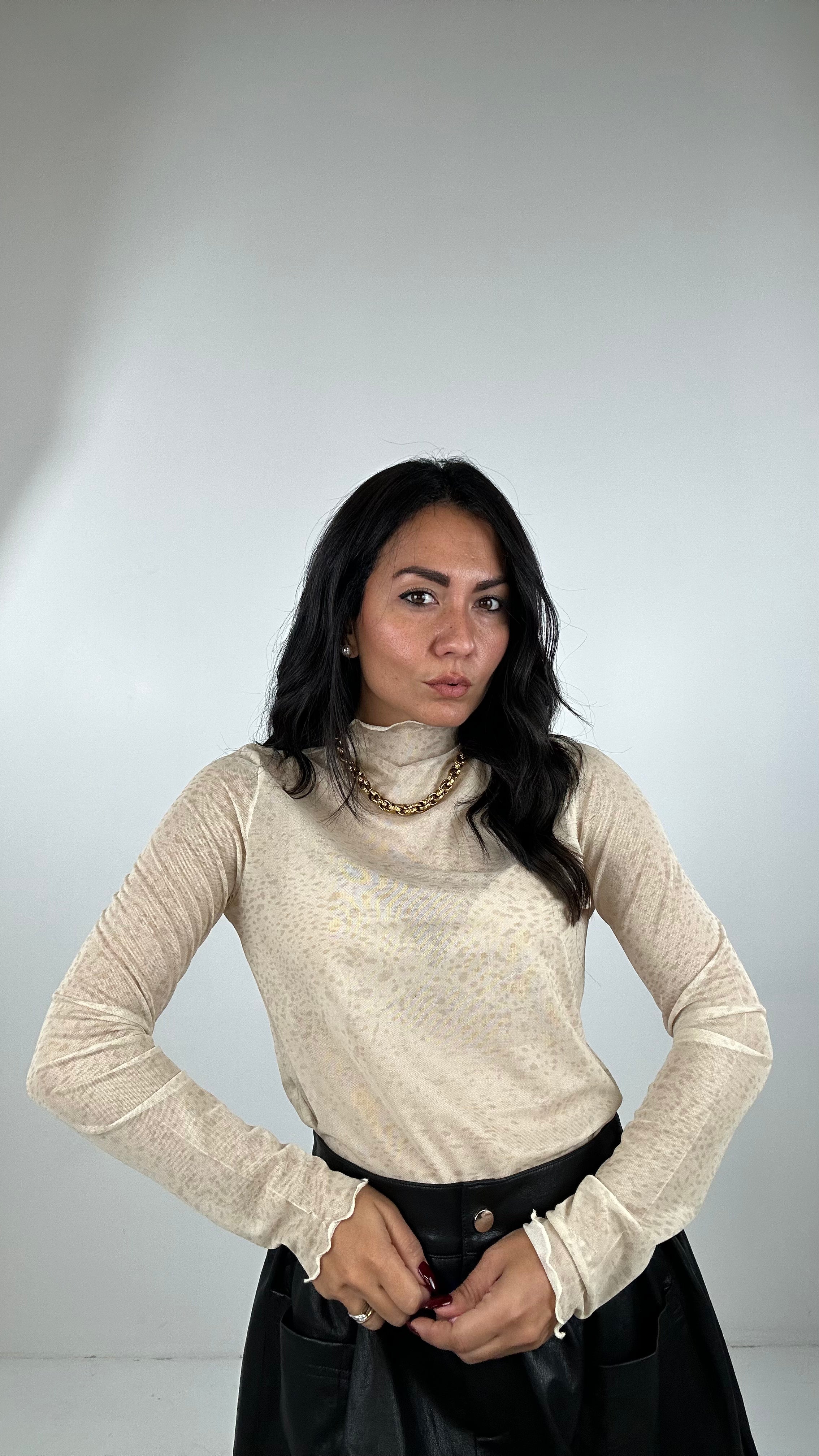 Maglia VELOBAMBI - BEIGE