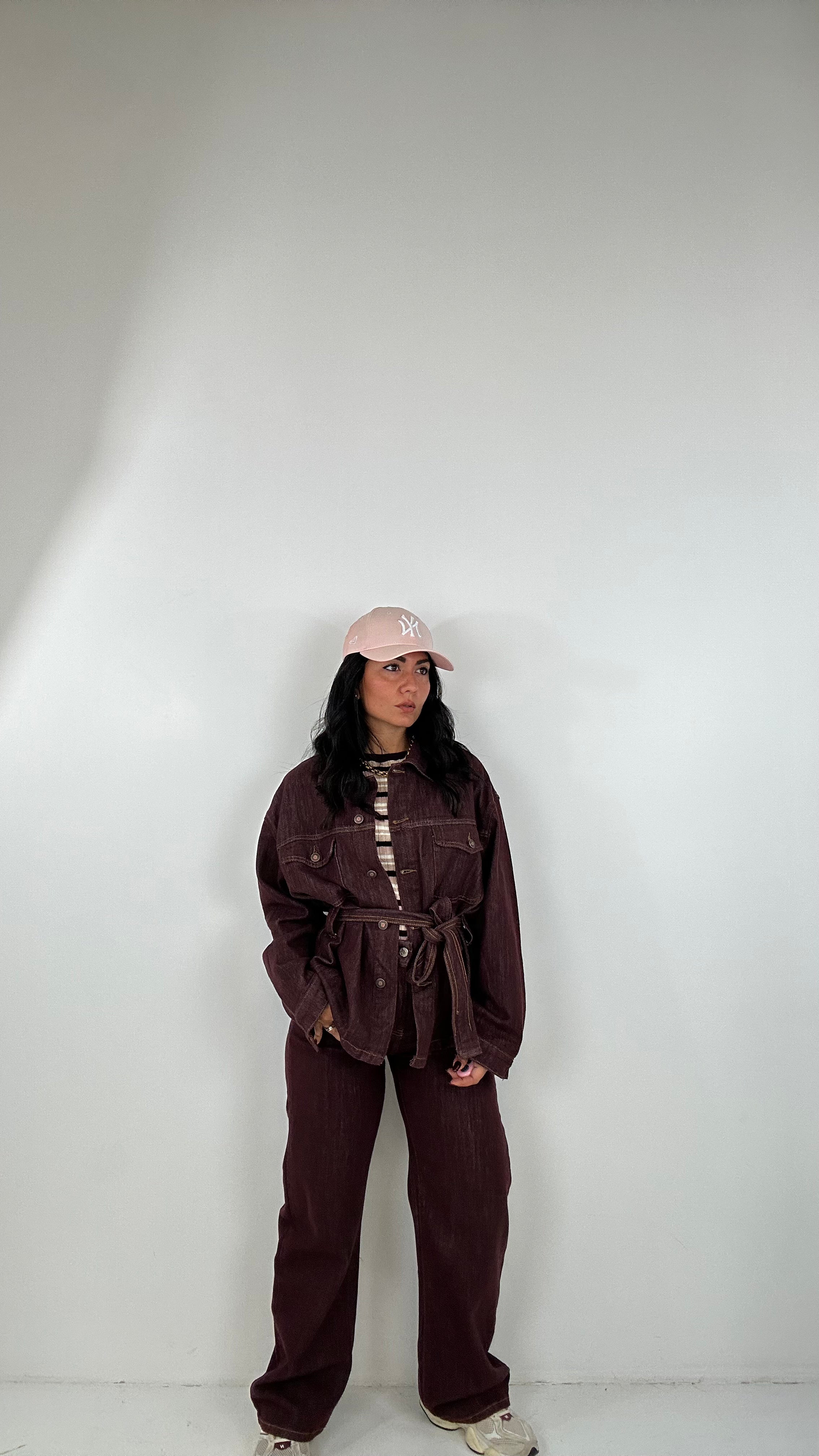 Jeans BALLONFIT PRUGNA - BORDEAUX