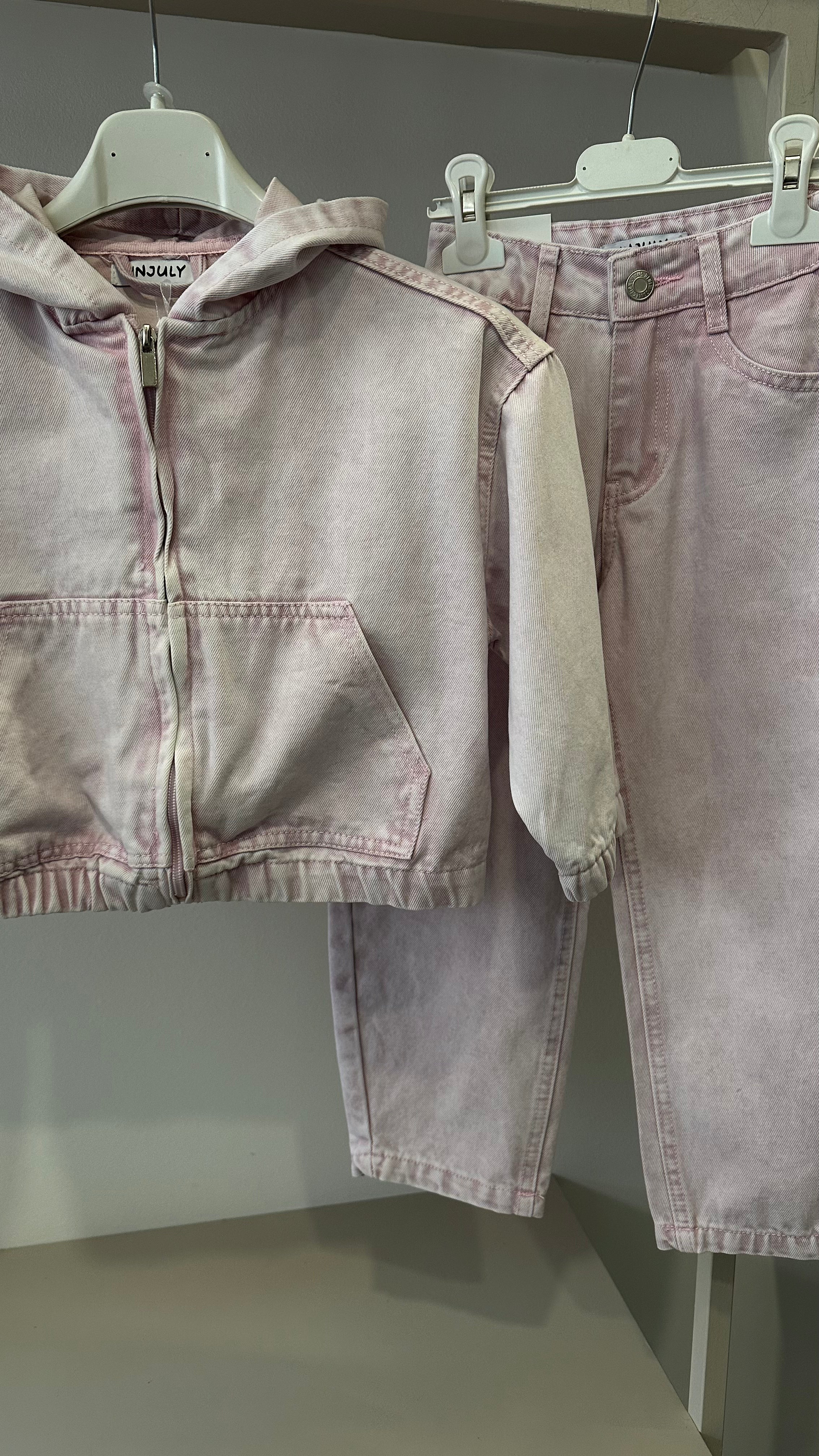 Coordinato JEANS 4-12A - ROSA