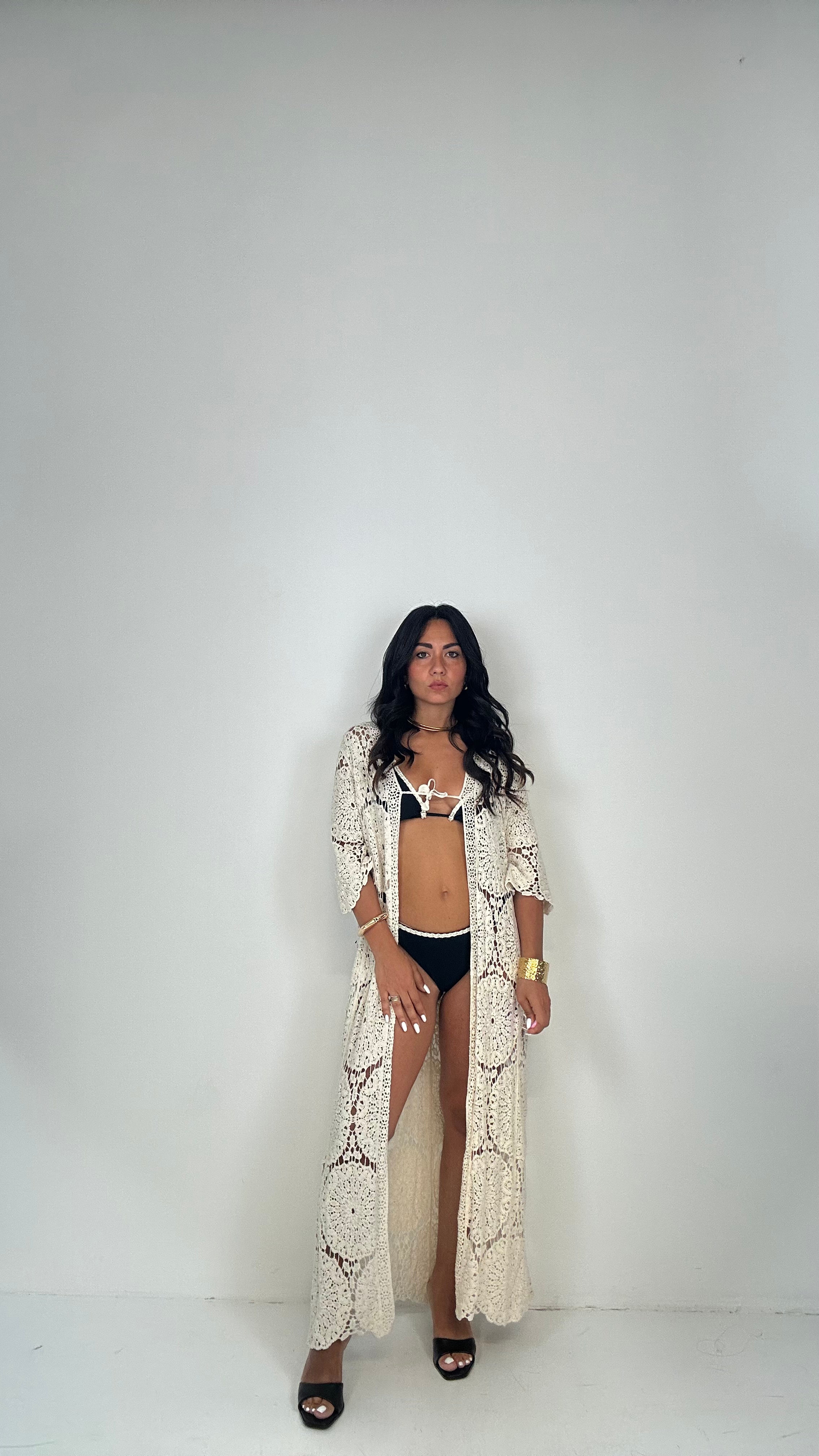 Kimono BOTTONCINI - BEIGE