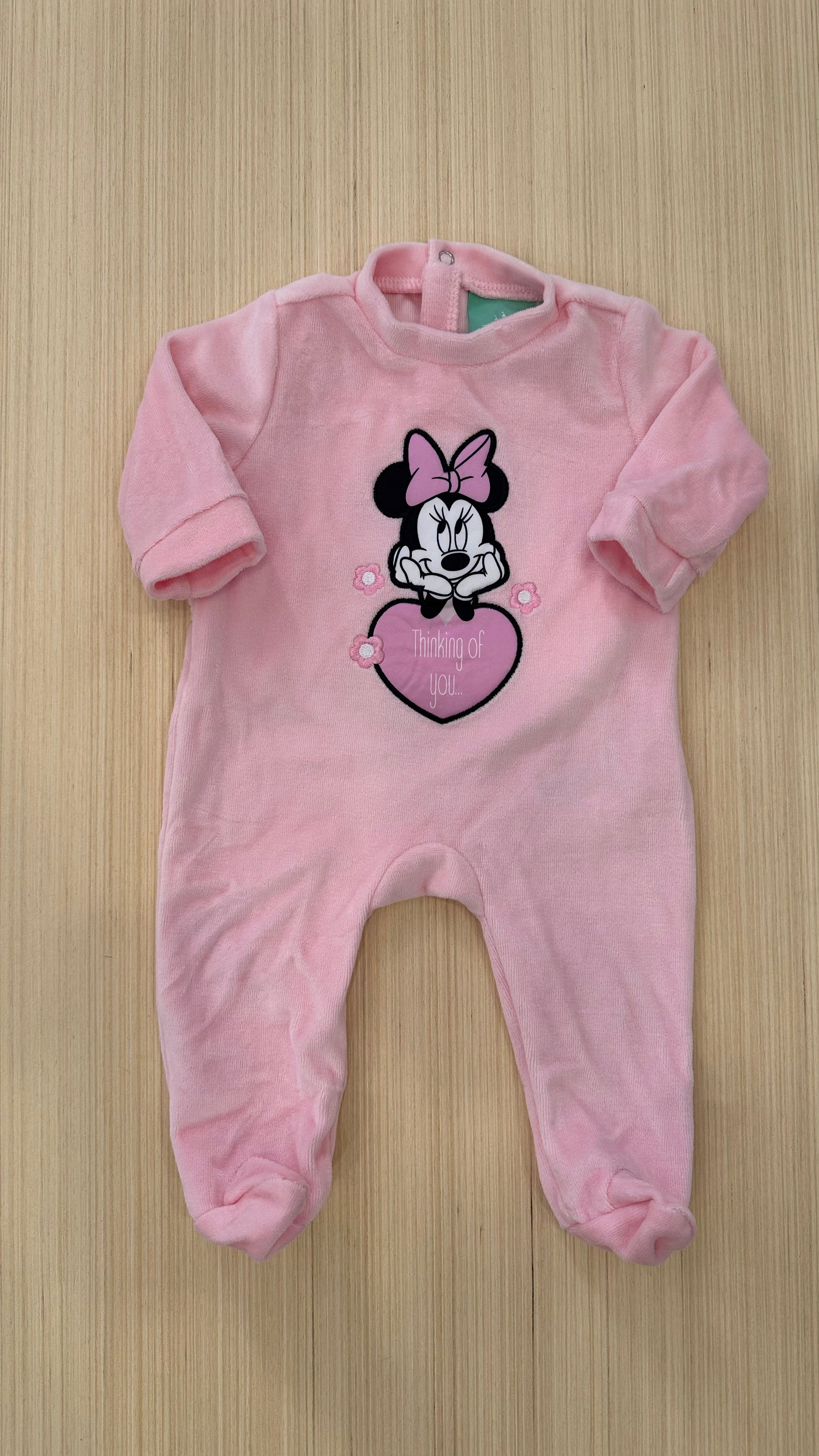 Pigiamino CALDO COTONE DISNEY 1-9M - ROSA