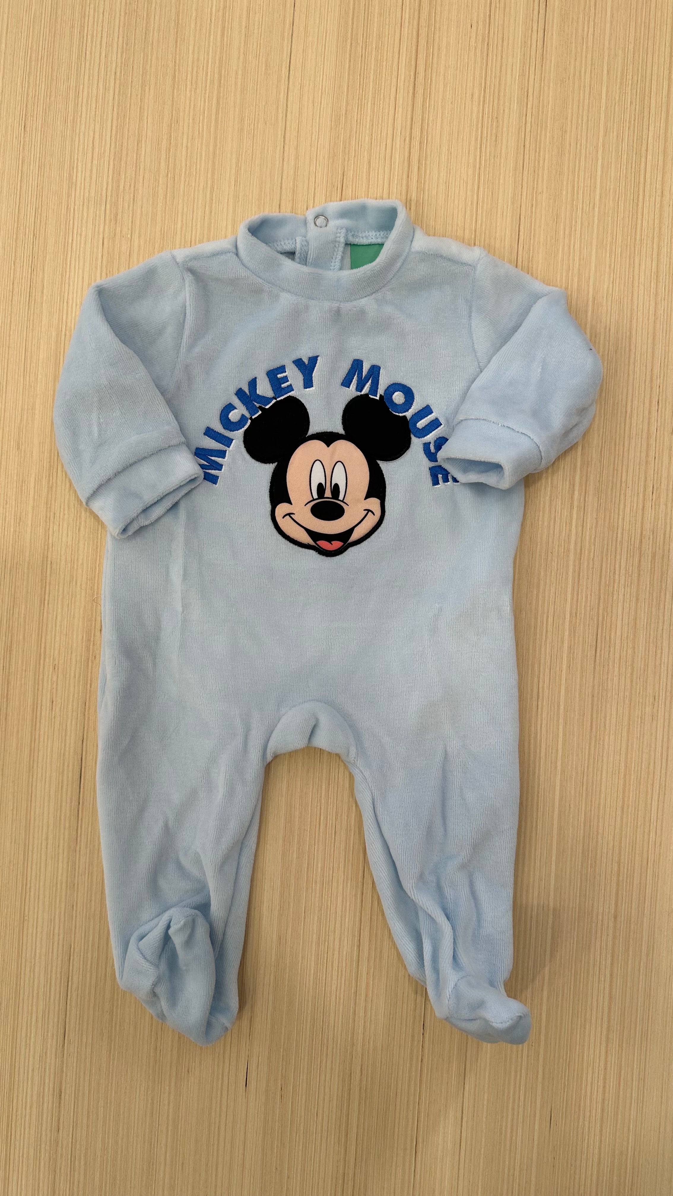 Pigiamino CALDO COTONE DISNEY 1-9M - AZZURRO