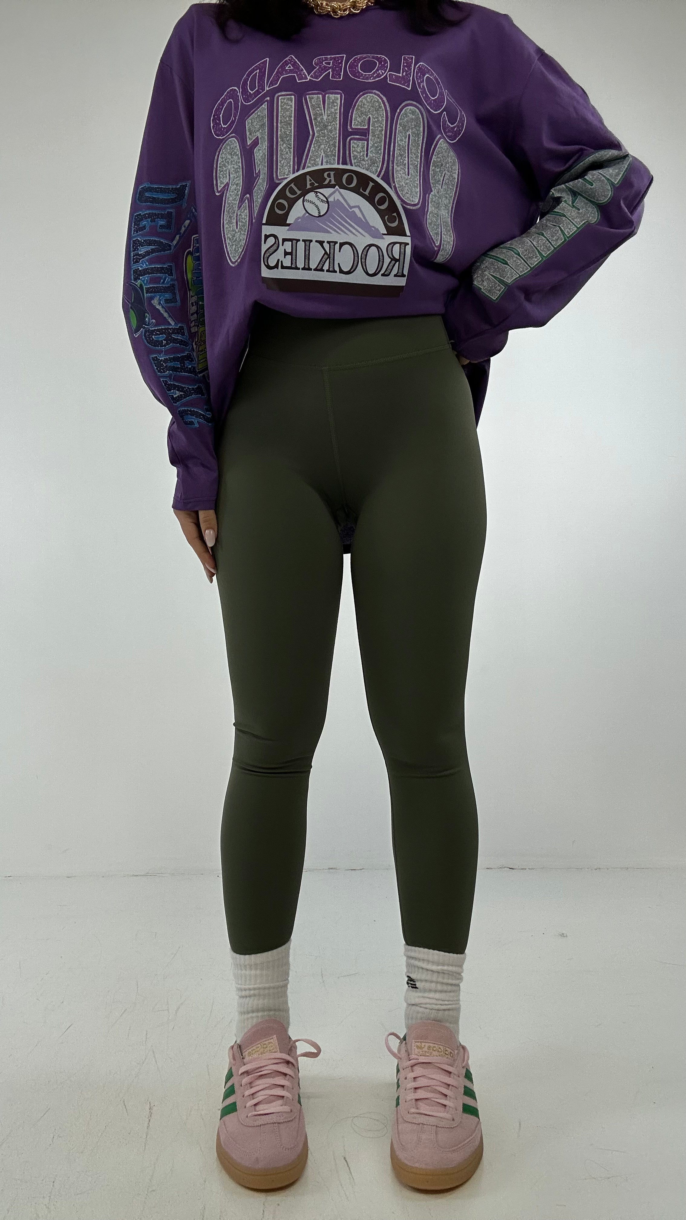 Leggins MODELLANTE - VERDE MILITARE