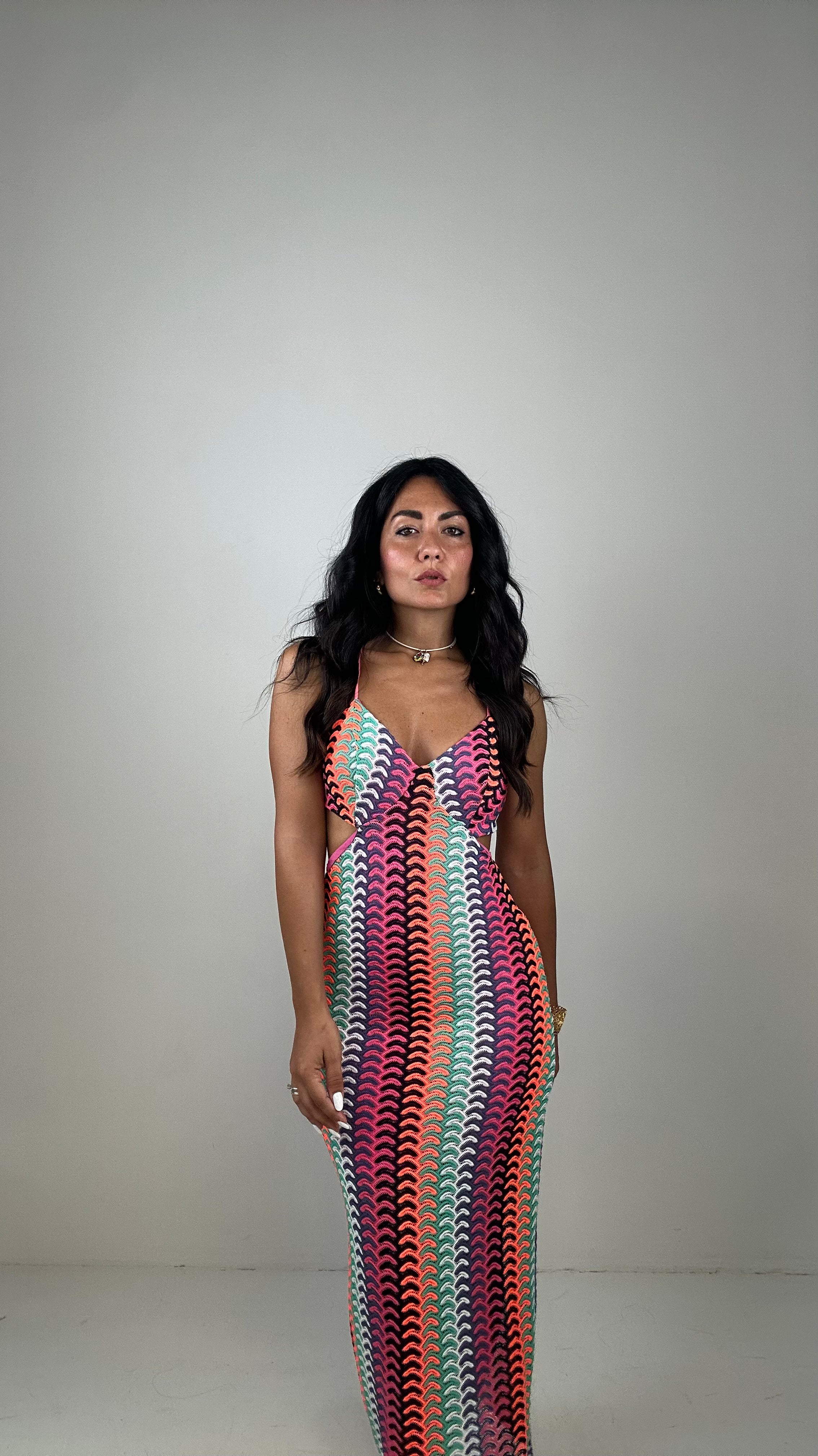 Vestito APERTURE MISSON - ARANCIO