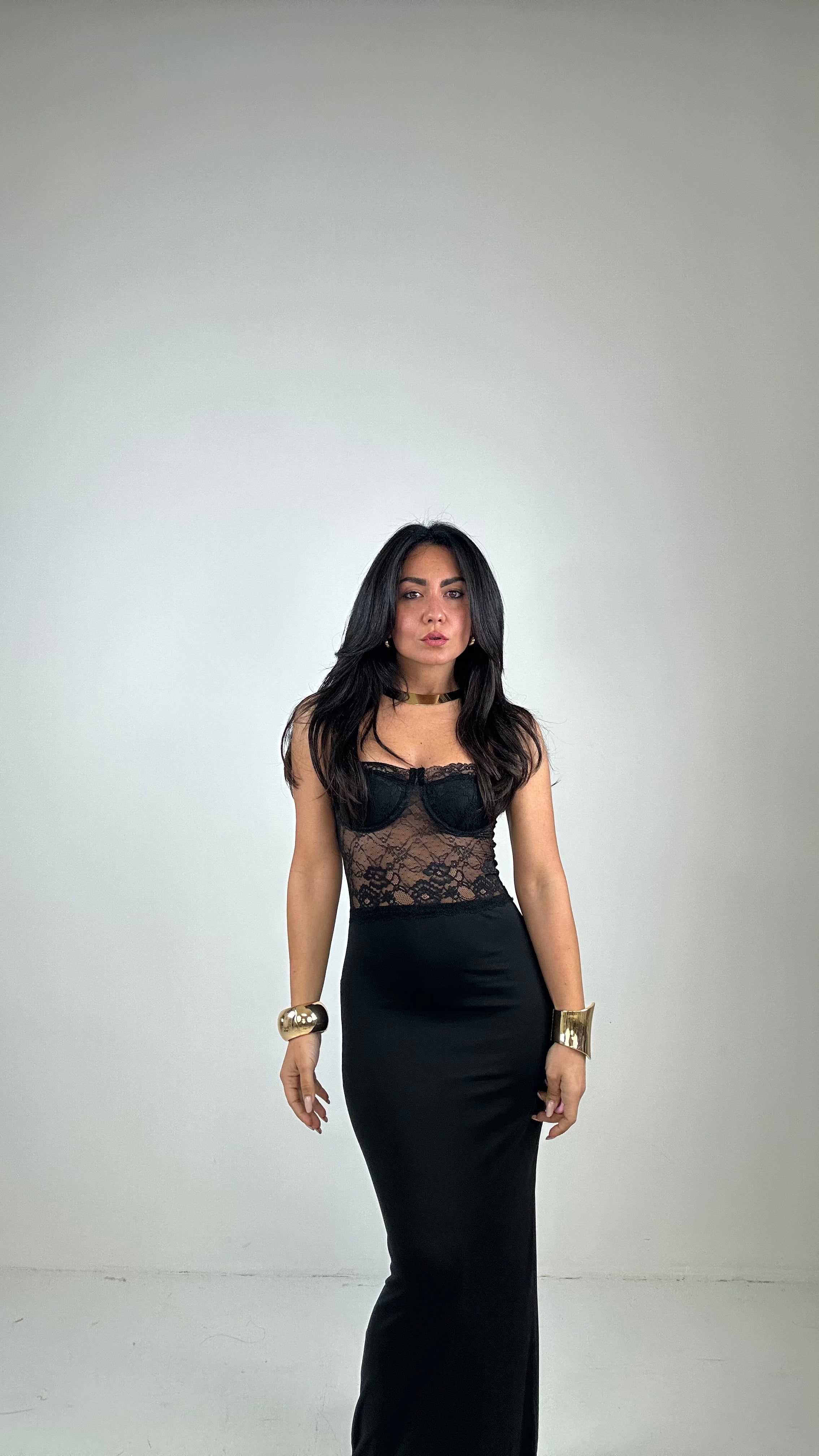 Abito PIZZO E LADY - NERO