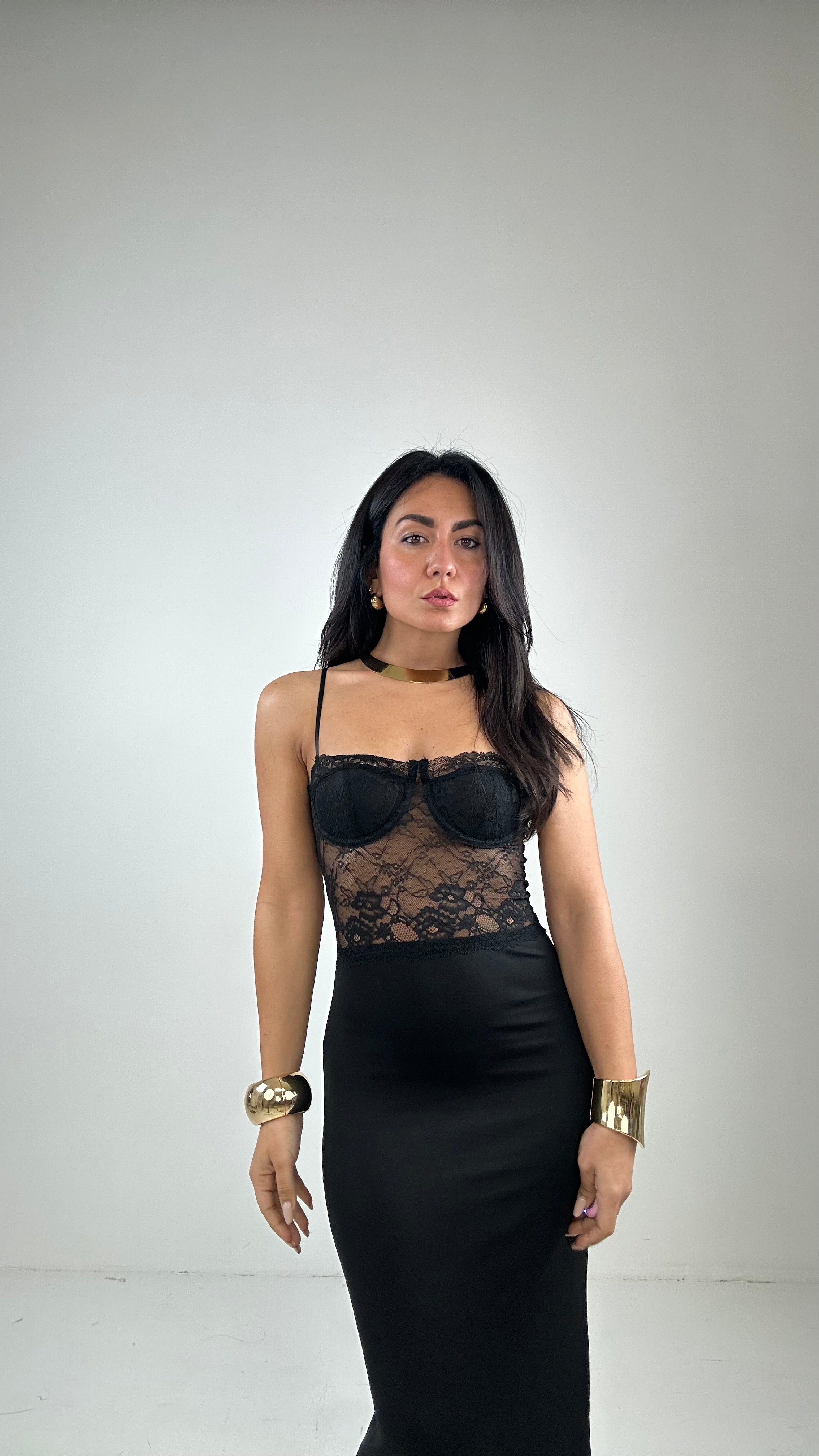 Abito PIZZO E LADY - NERO