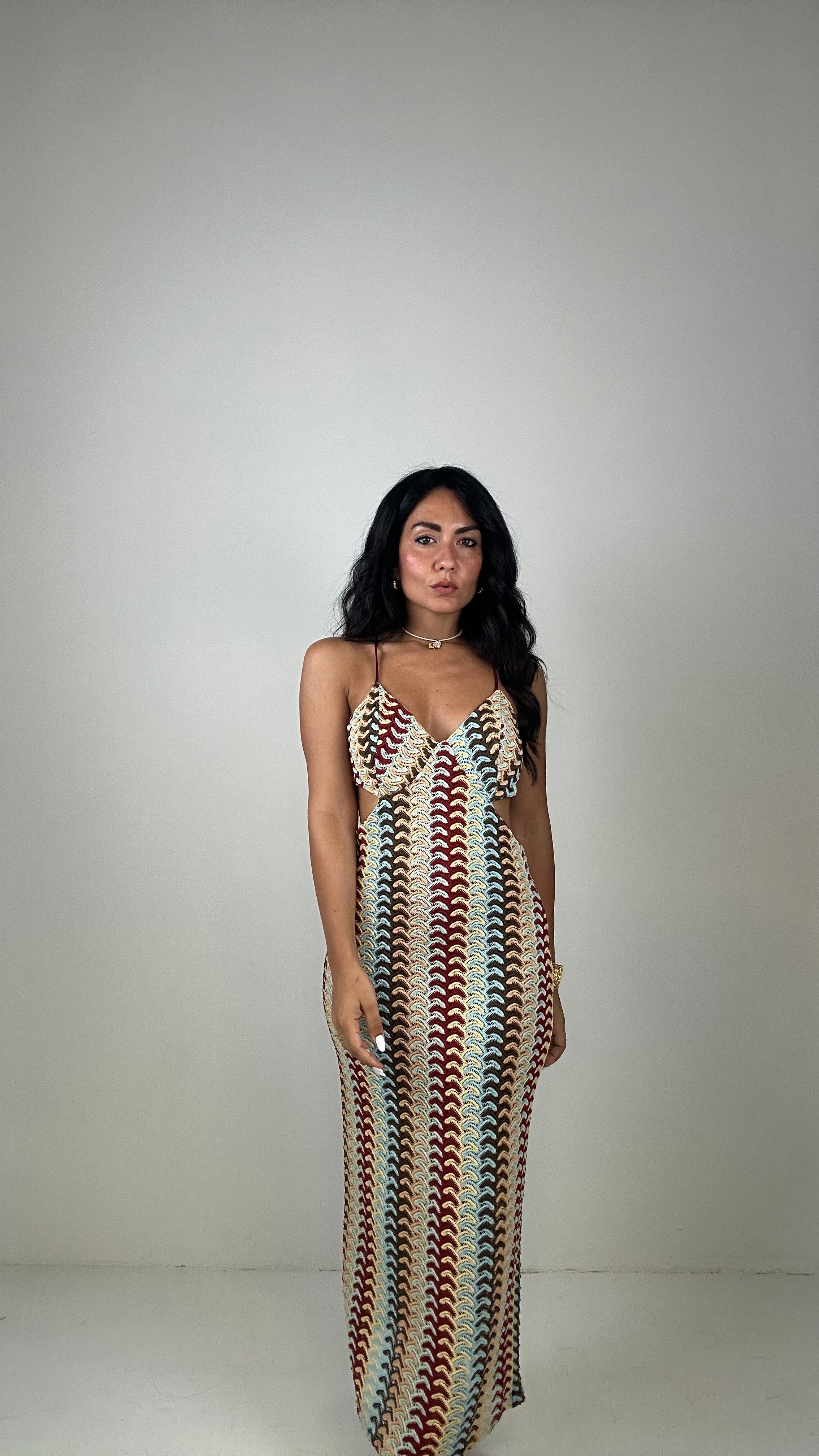 Vestito APERTURE MISSON - BORDEAUX