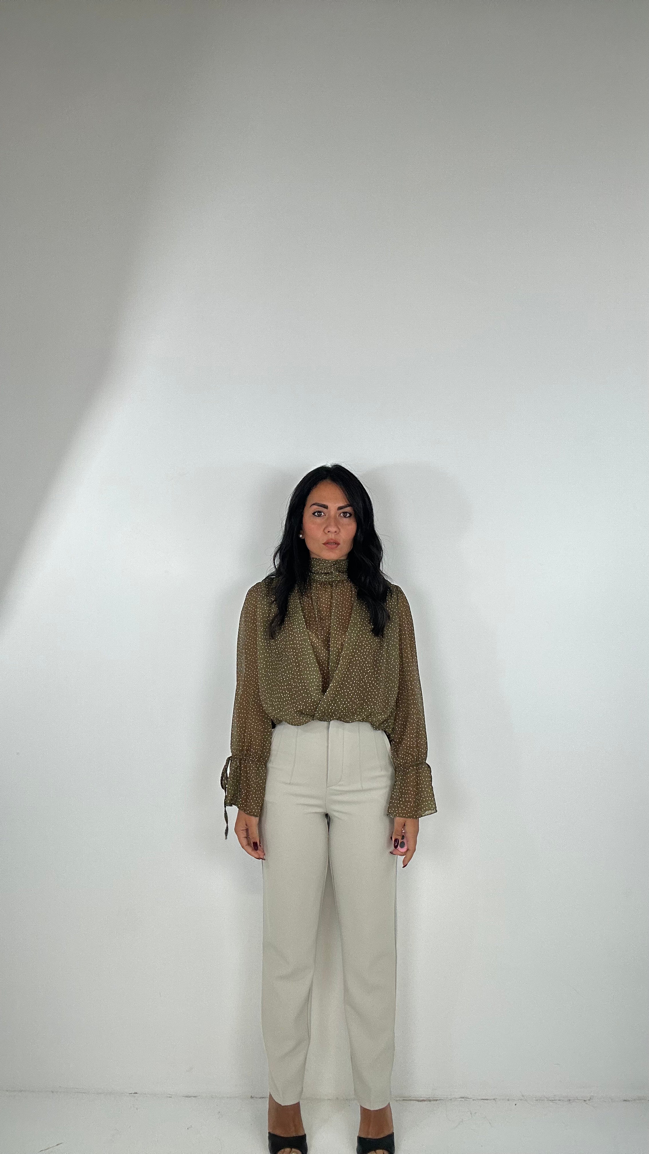 Pantalone SIGARETTA ZAR - CREMA