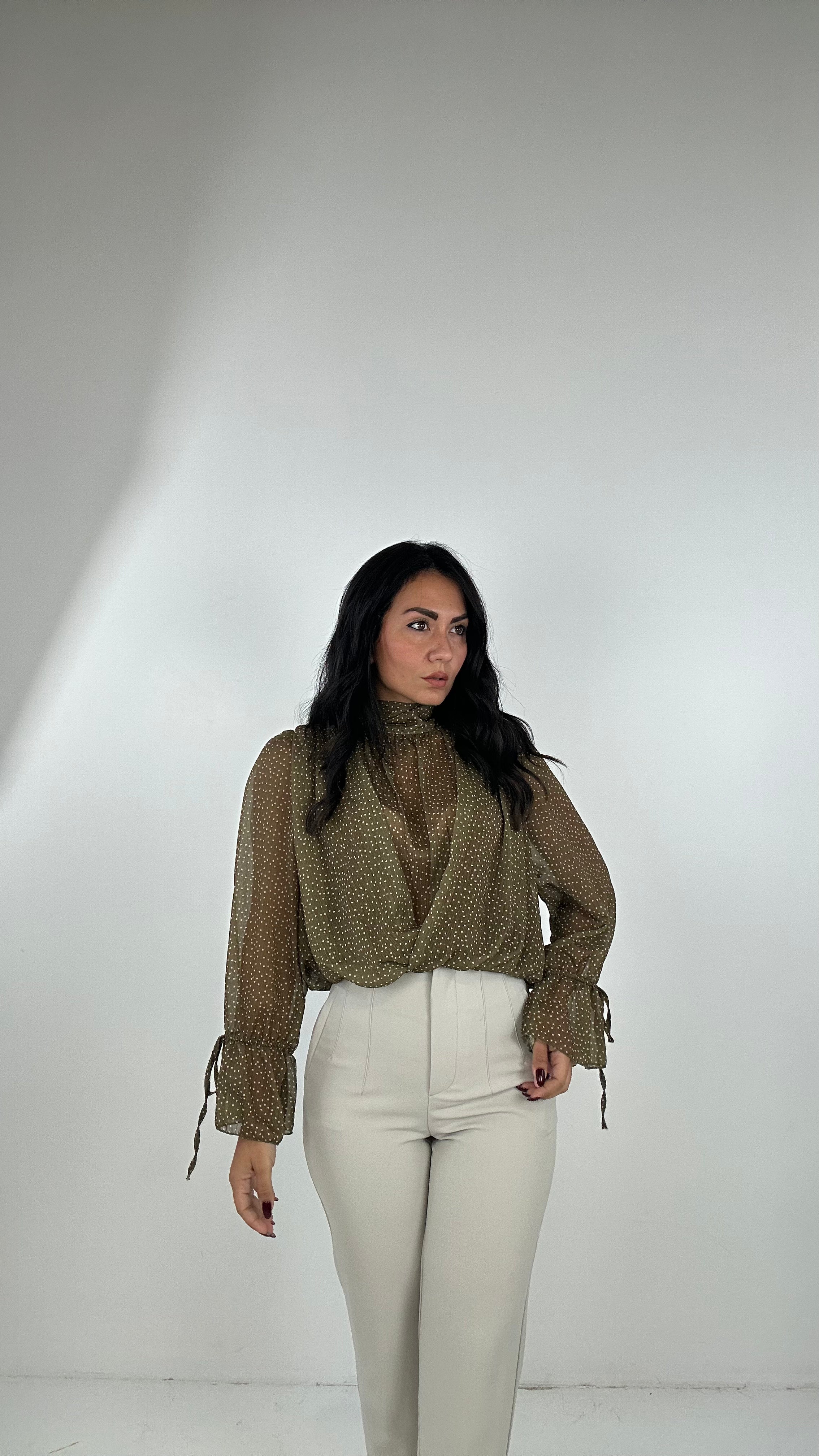 Pantalone SIGARETTA ZAR - CREMA