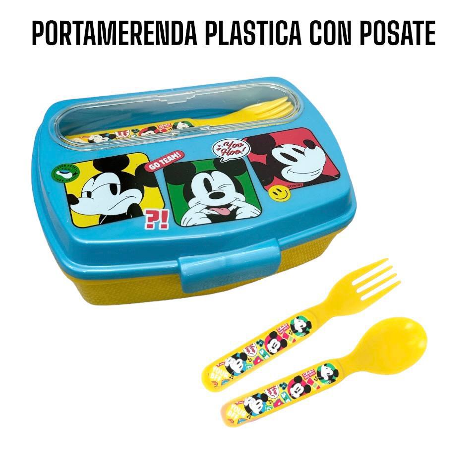 Porta MERENDA + POSATE - GIALLO