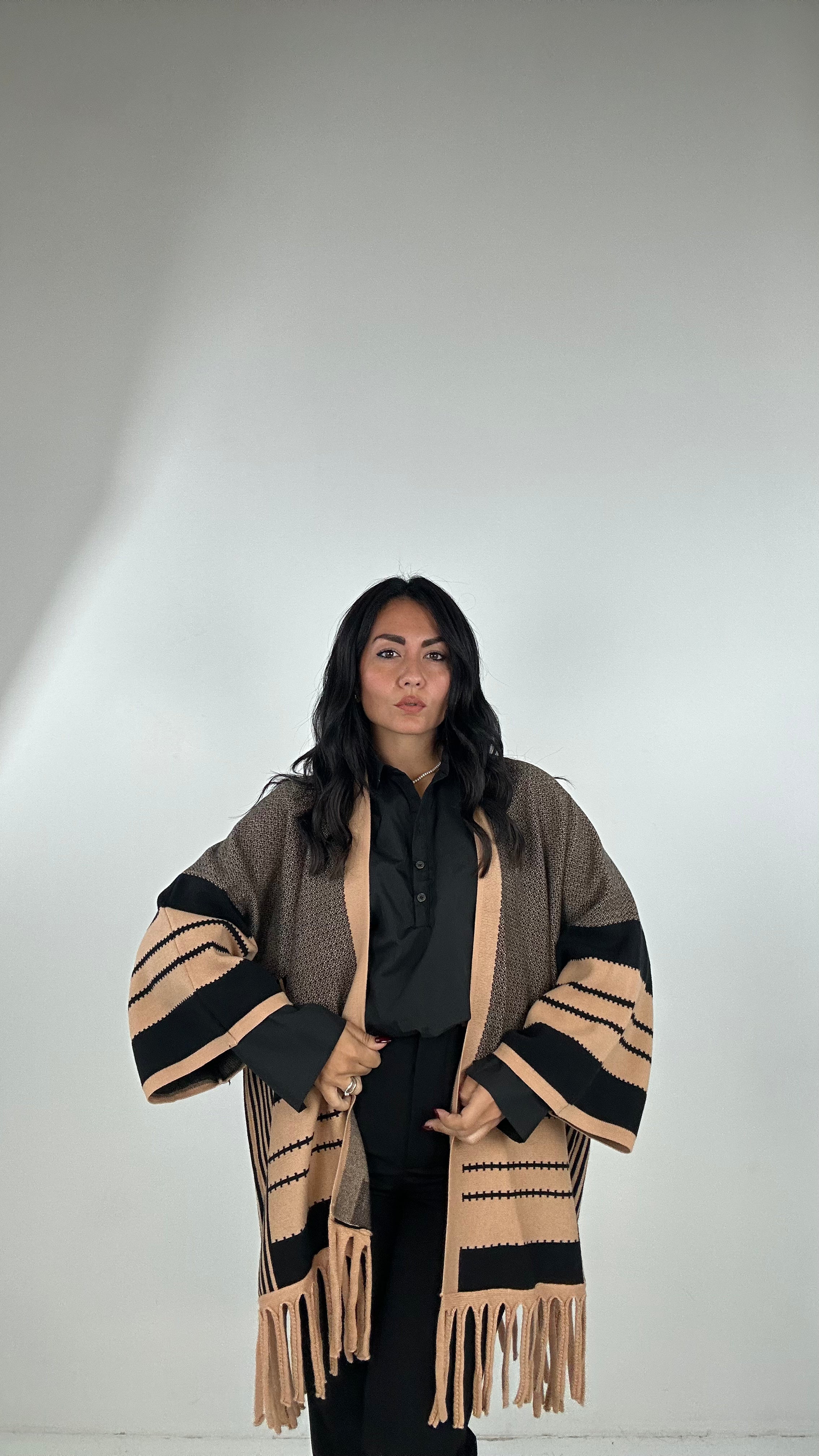Kimono MANTELLA - CAMMELLO