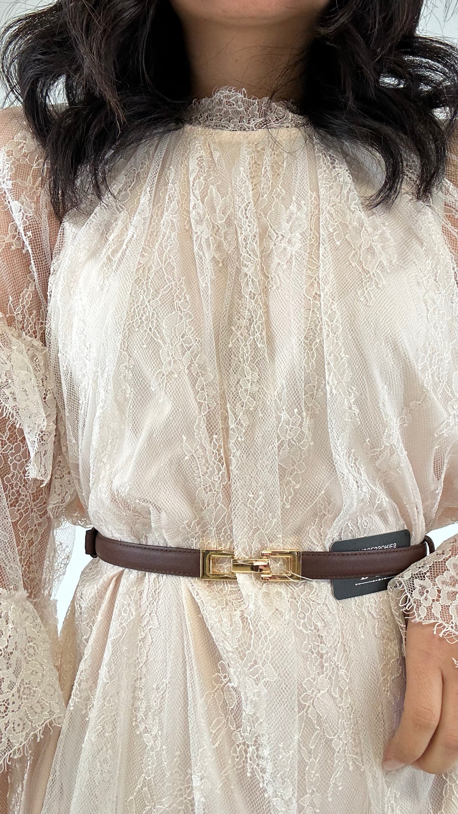 Cintura GIRO - MARRONE