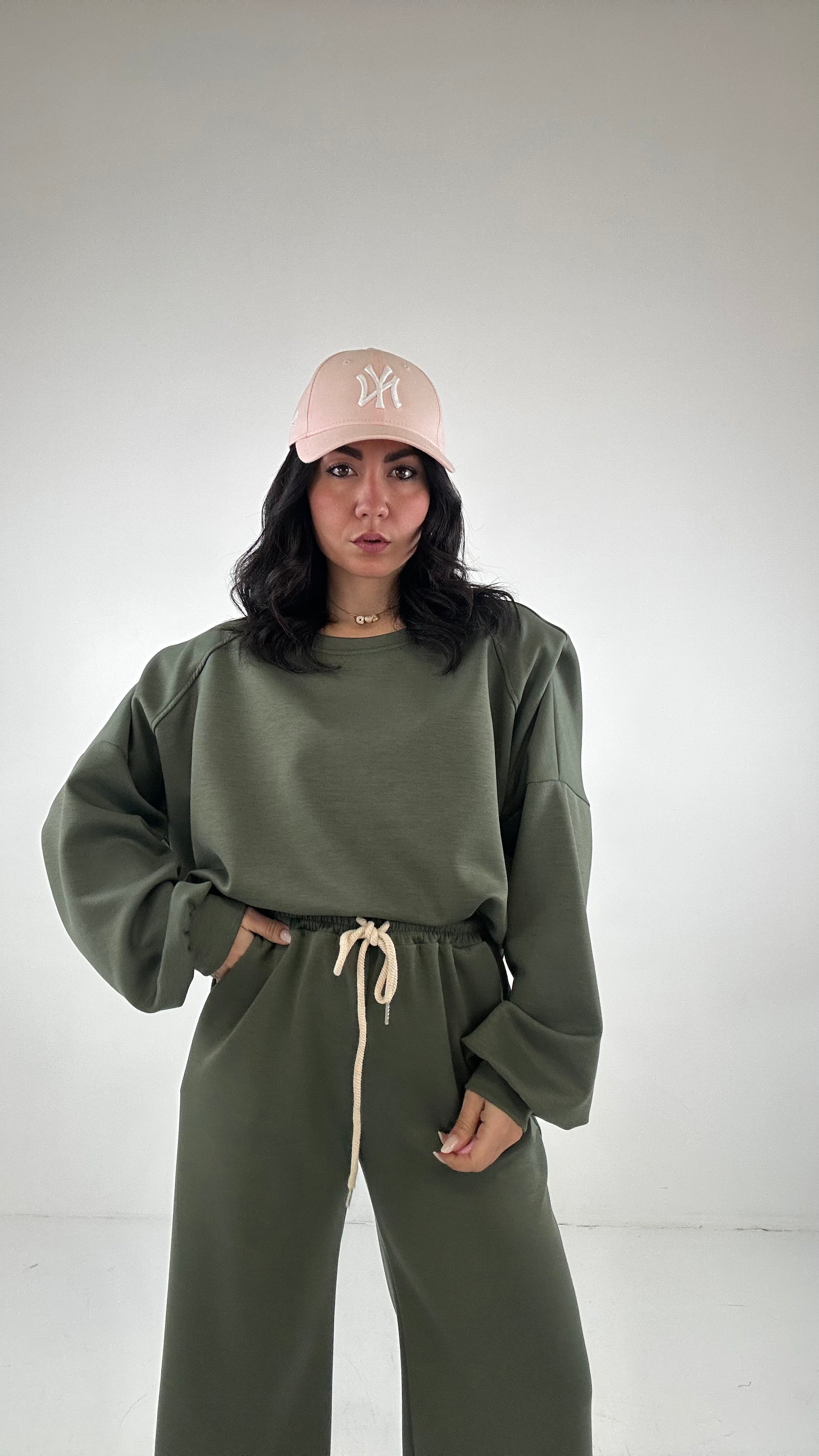 Completo TUTA SPALLINA - VERDE MILITARE