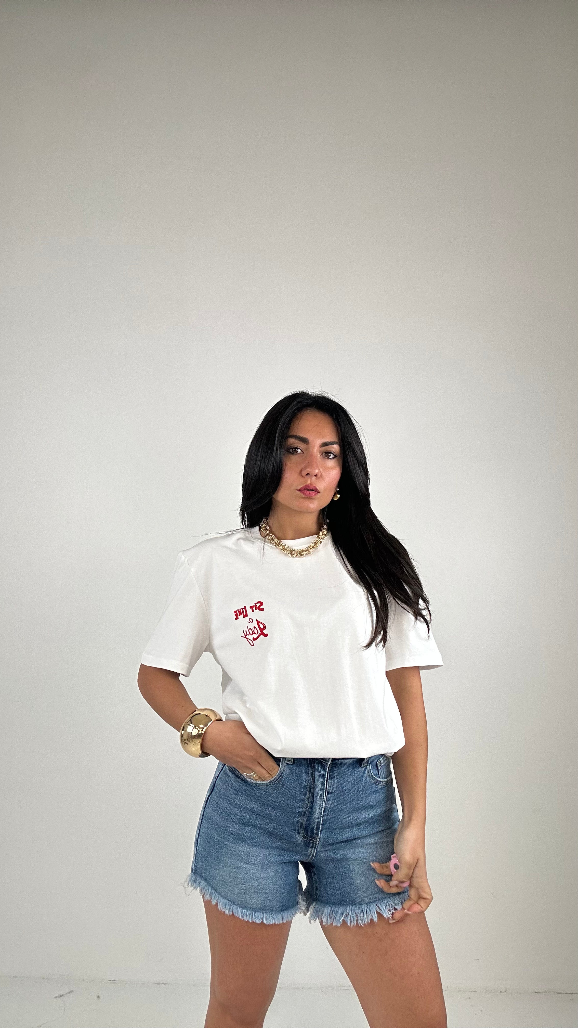 Shorts SFUMA BROWN - JEANS SCURO