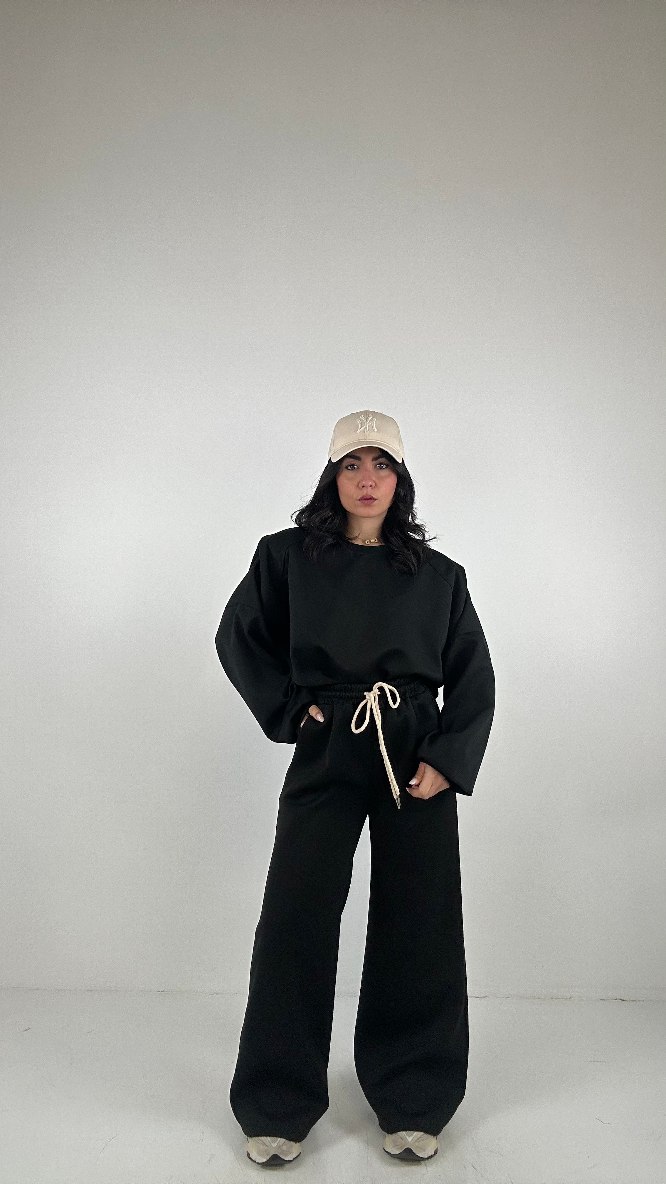 Completo TUTA SPALLINA - NERO