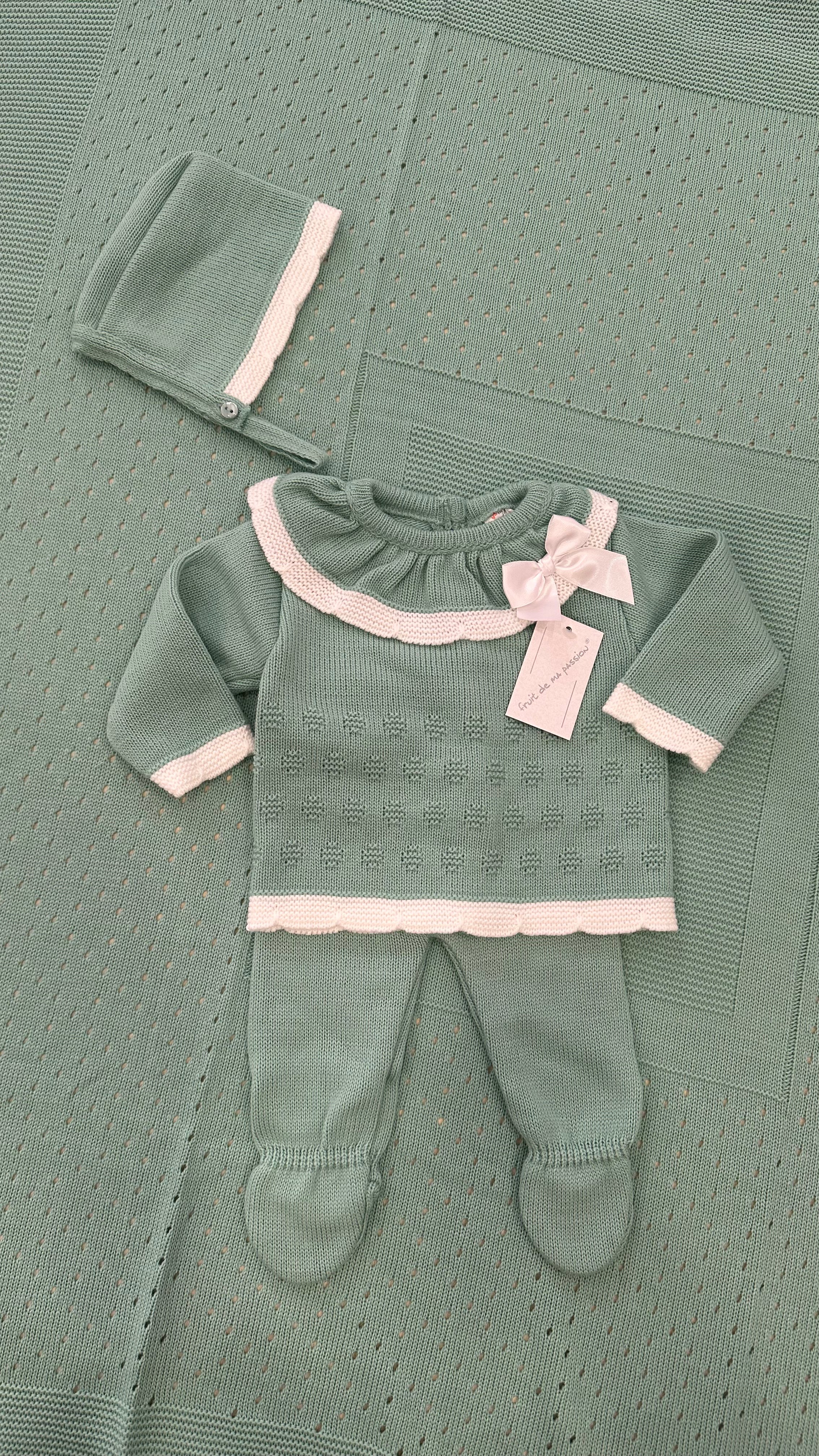 Completo FIOCCO COLLO E CUFFIA - VERDE