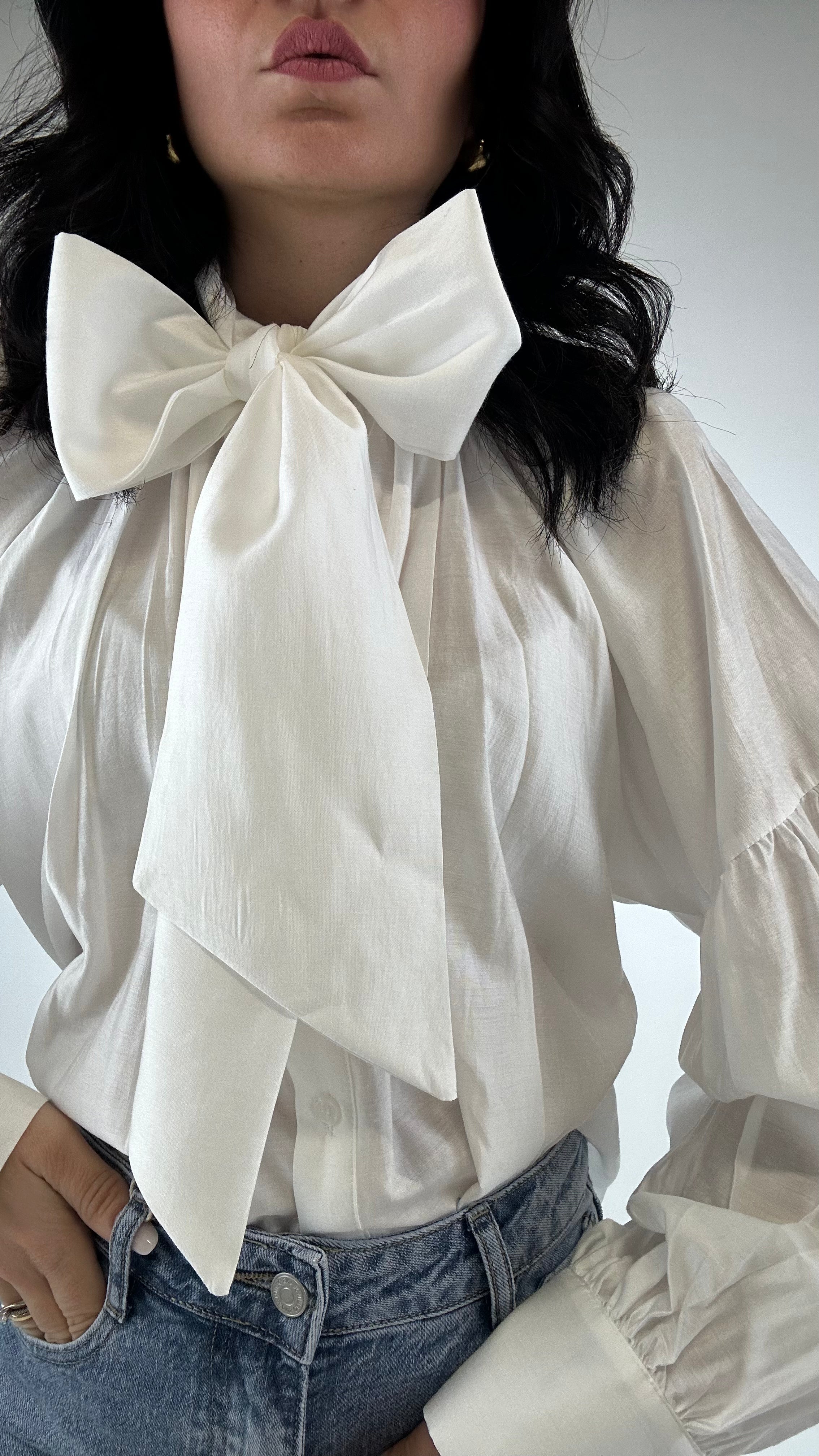 Blusa FIOCCO E PALLONCINI - BIANCO