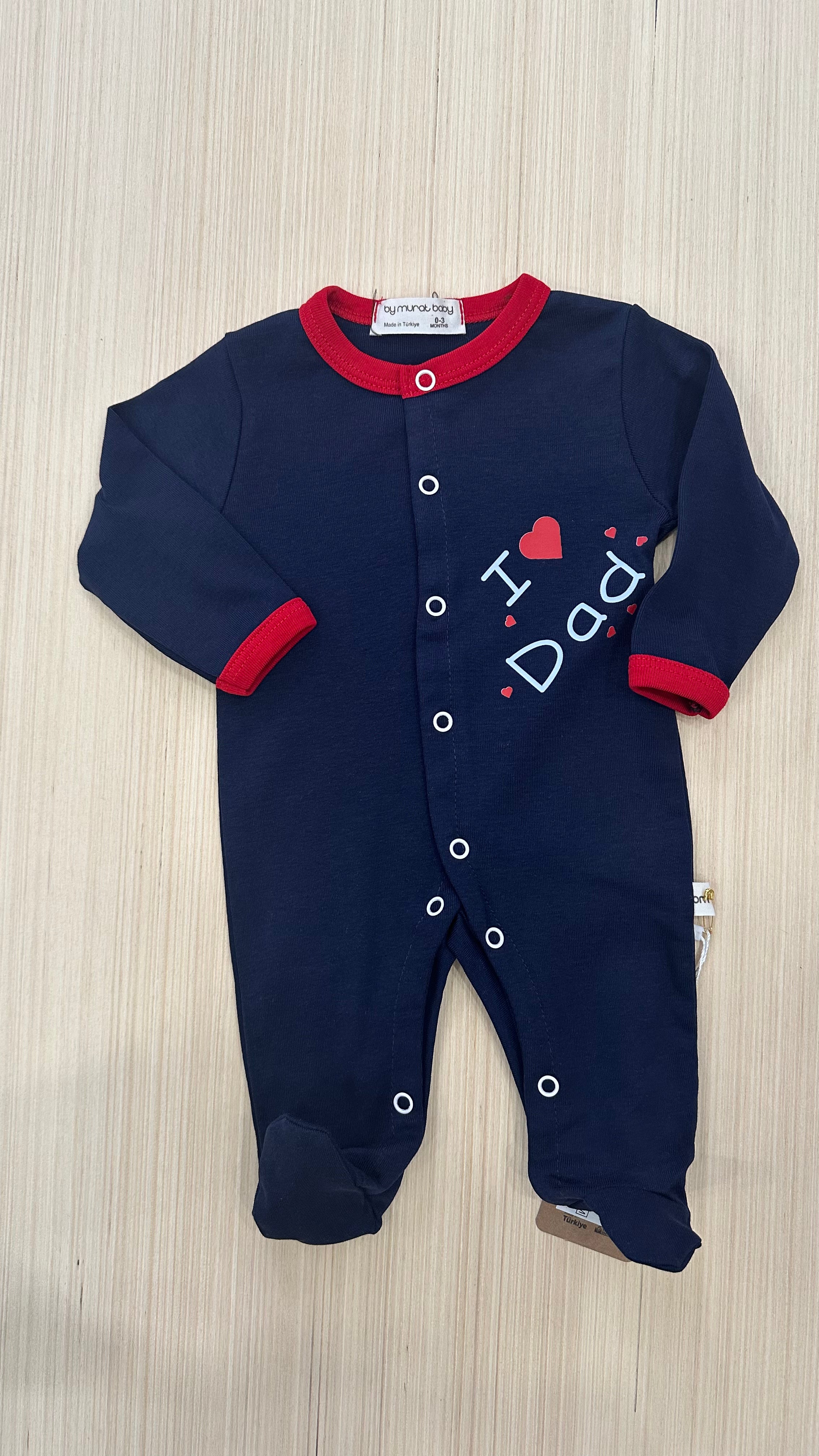 Tutina IN COTONE FAMILY - BLU