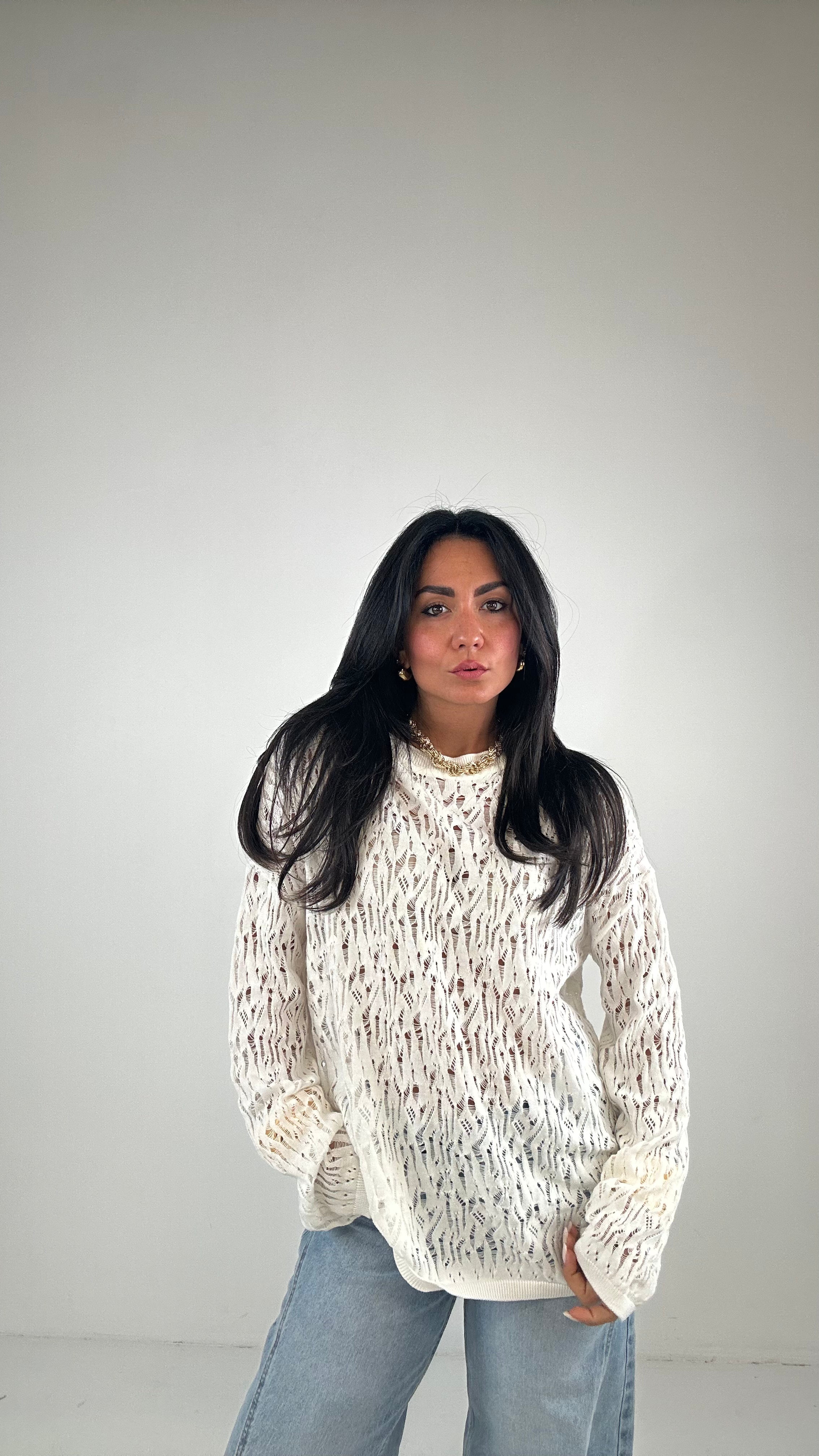 Pull TRAFORI - BIANCO