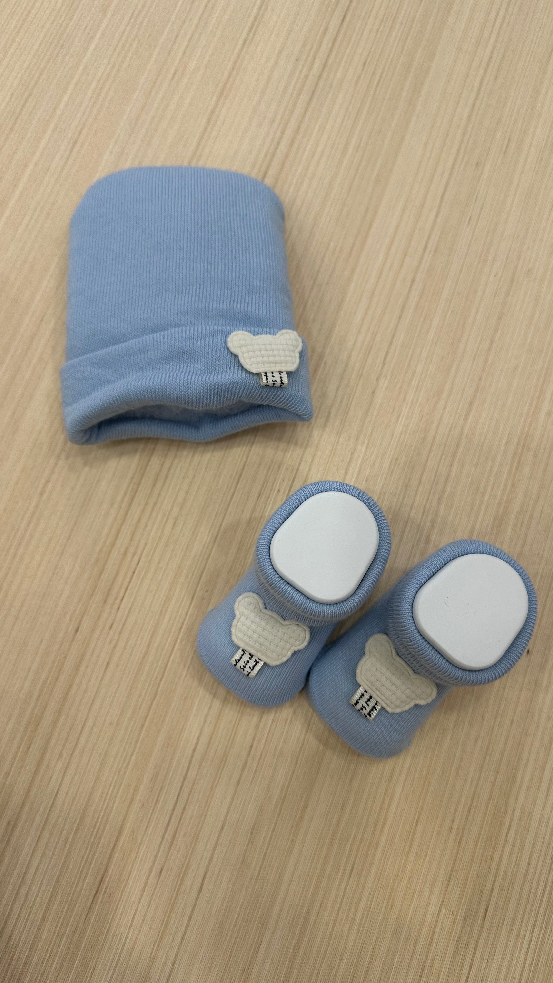 Set CAPPELLO+SCARPE - AZZURRO