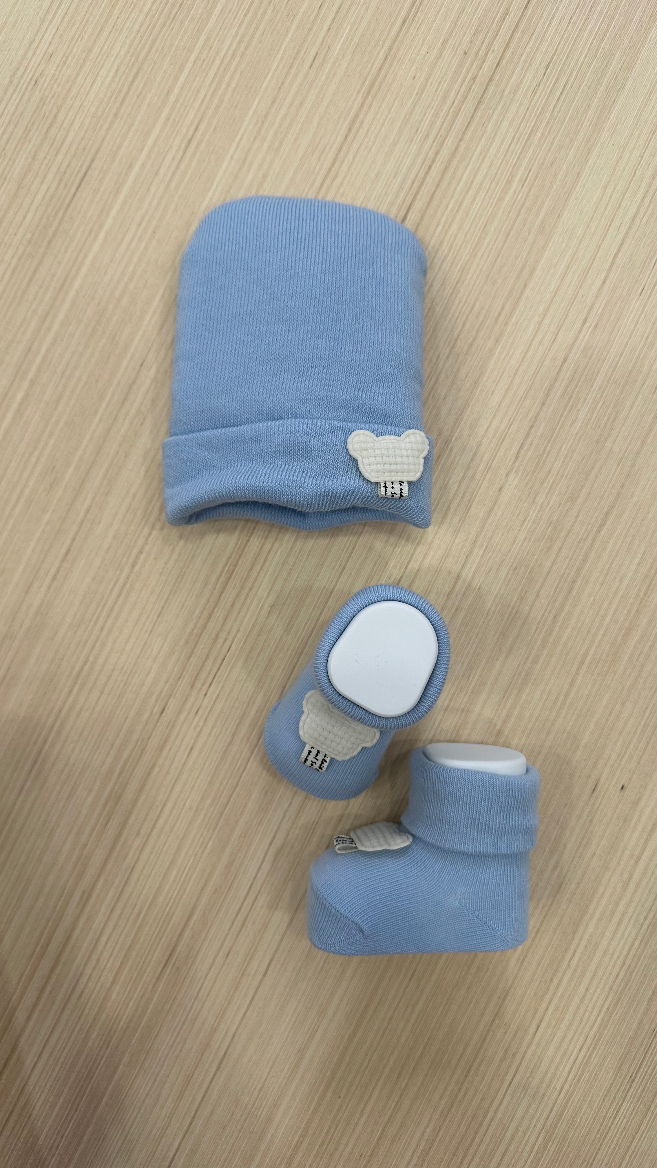 Set CAPPELLO+SCARPE - AZZURRO