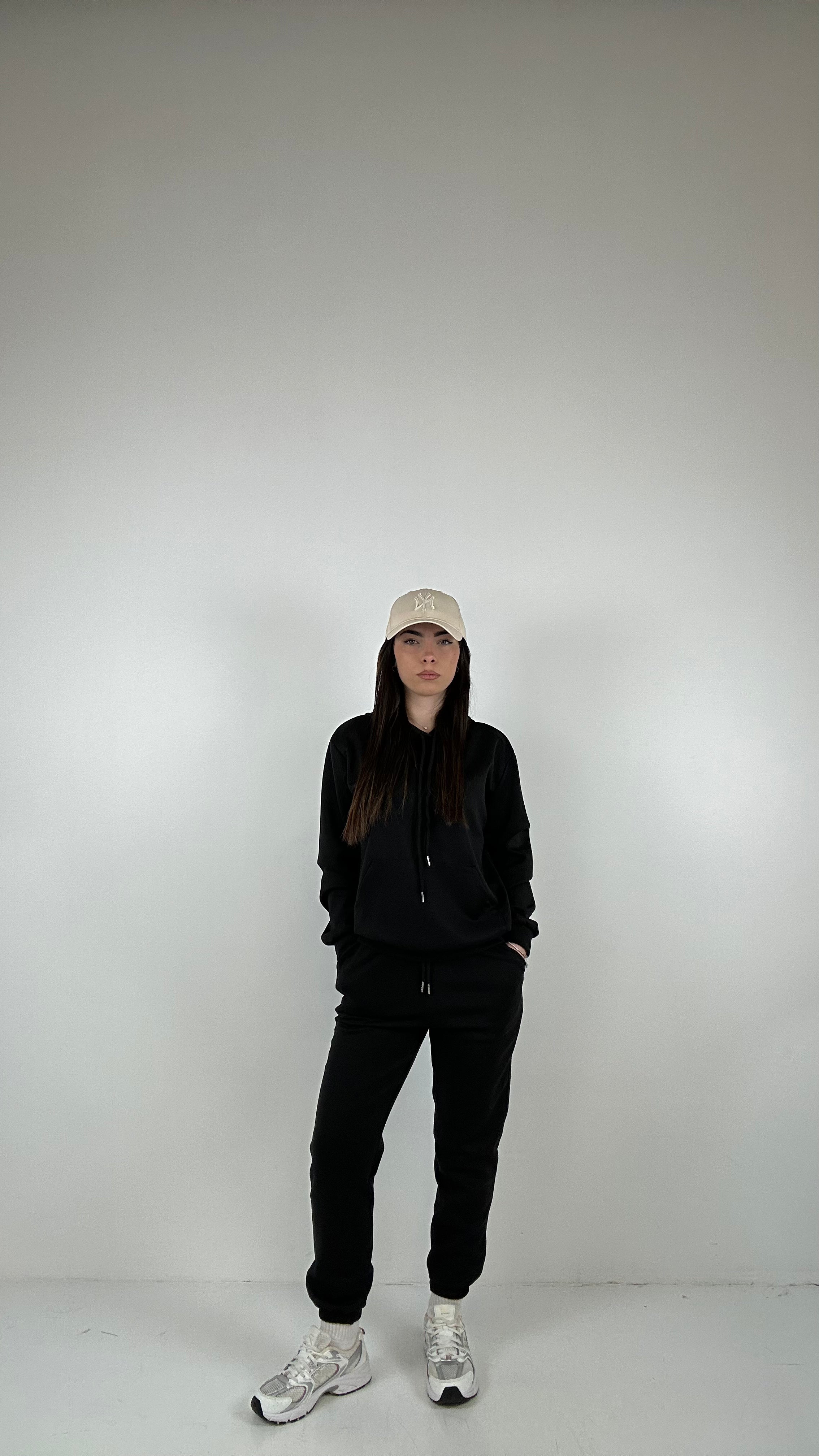 Completo TUTA CAPPUCCIO - NERO