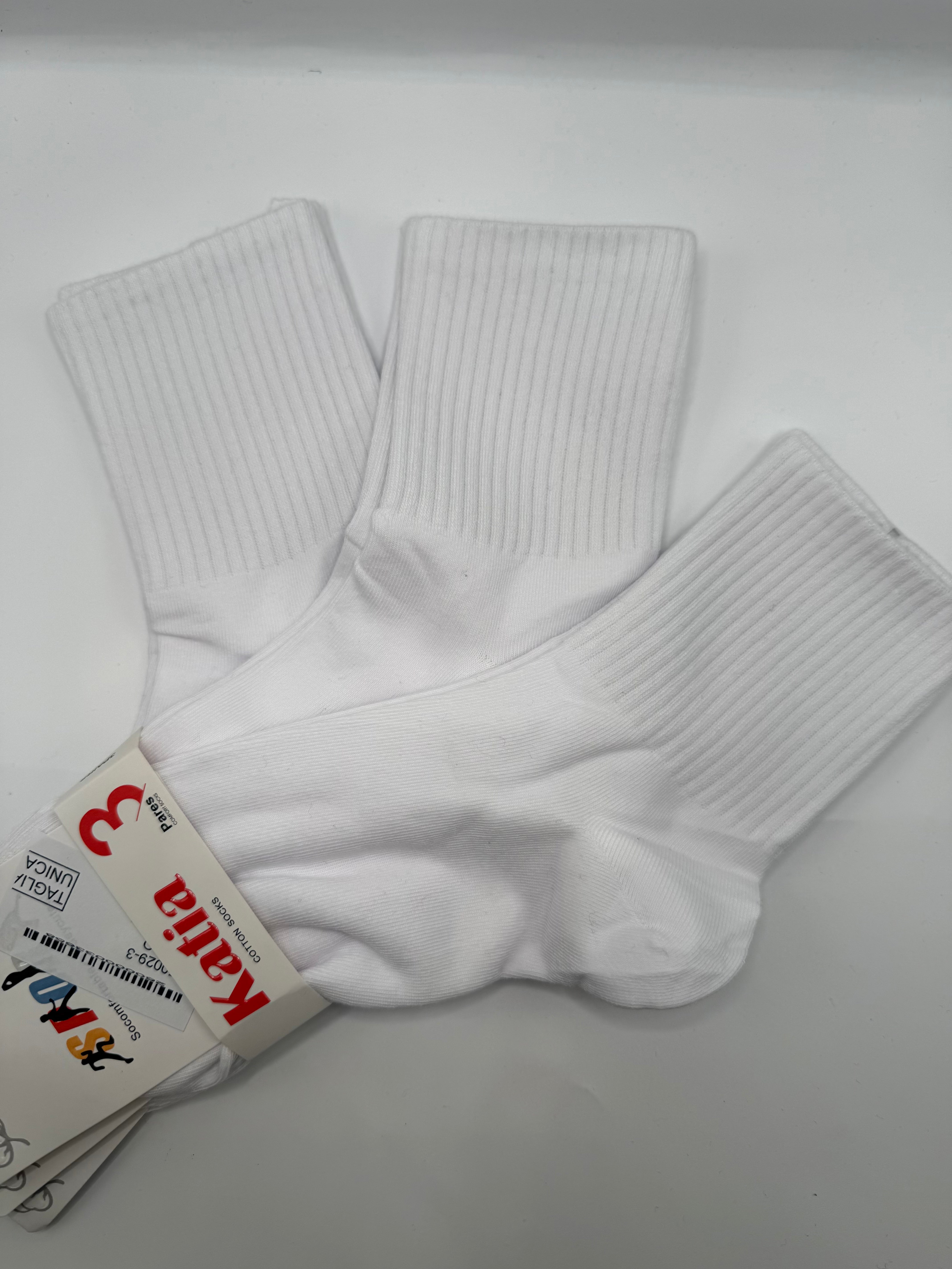 Calze BASIC TRE - BIANCO