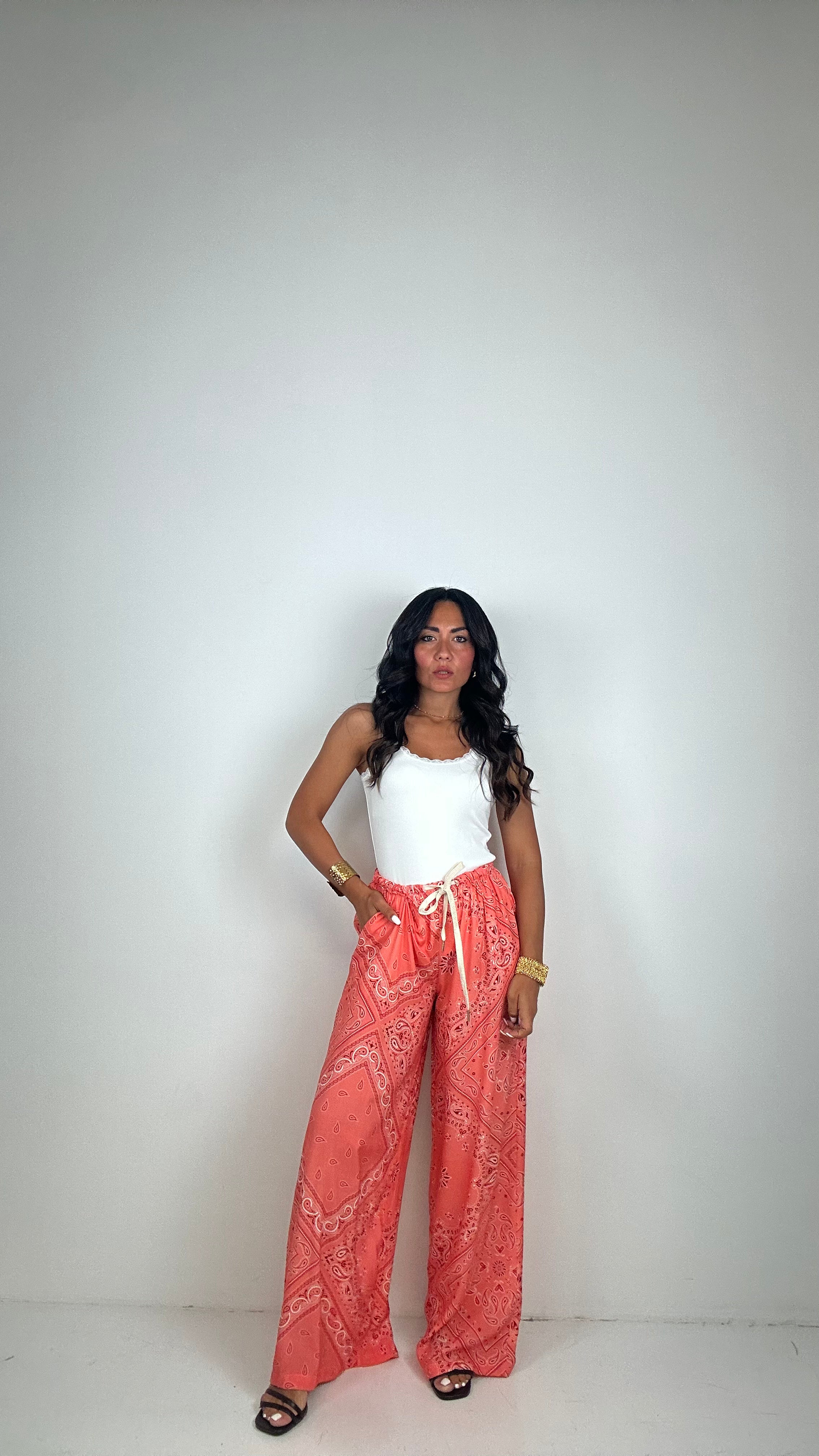 Pantalone FANTASIA - SALMONE
