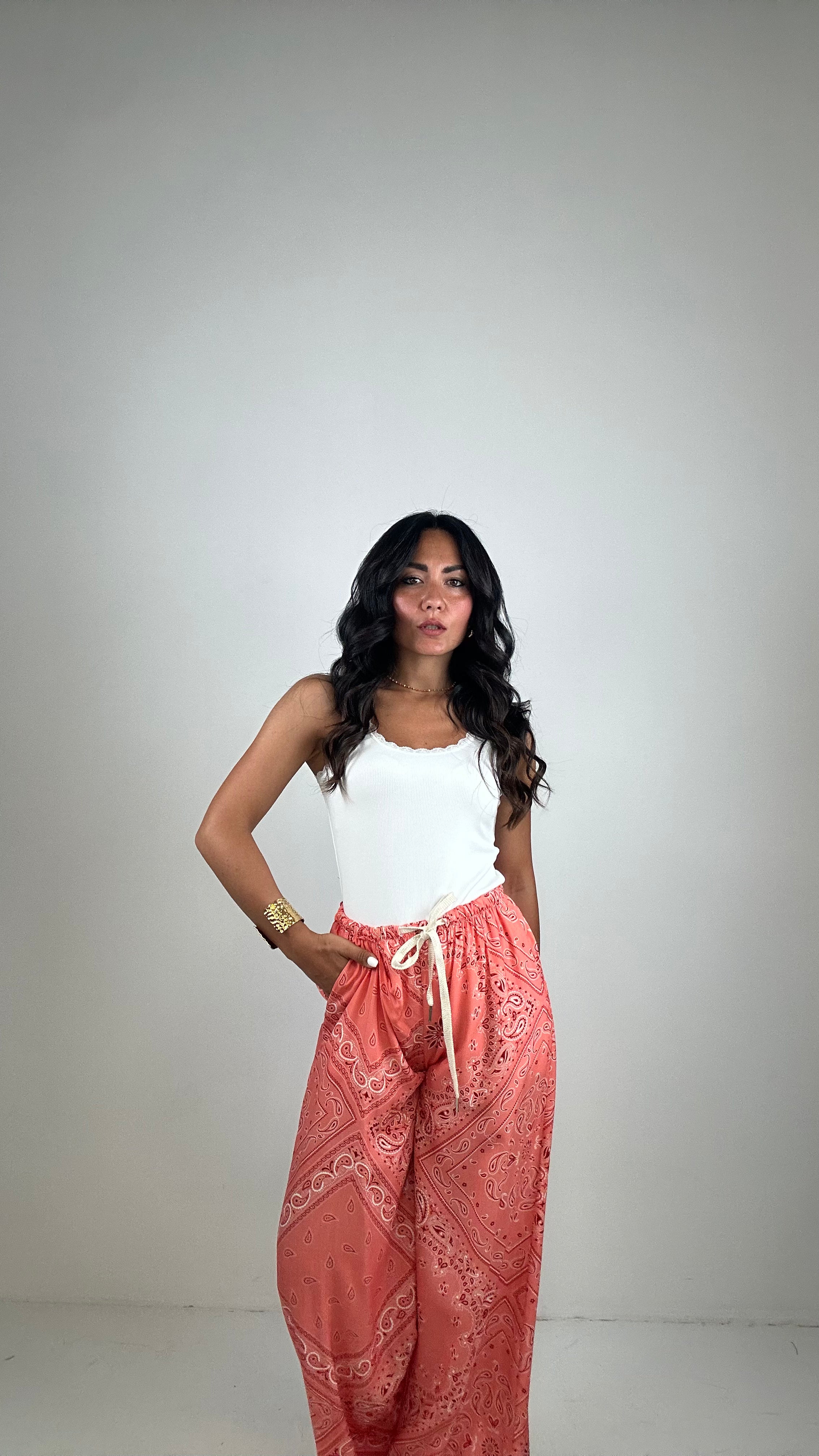 Pantalone FANTASIA - SALMONE