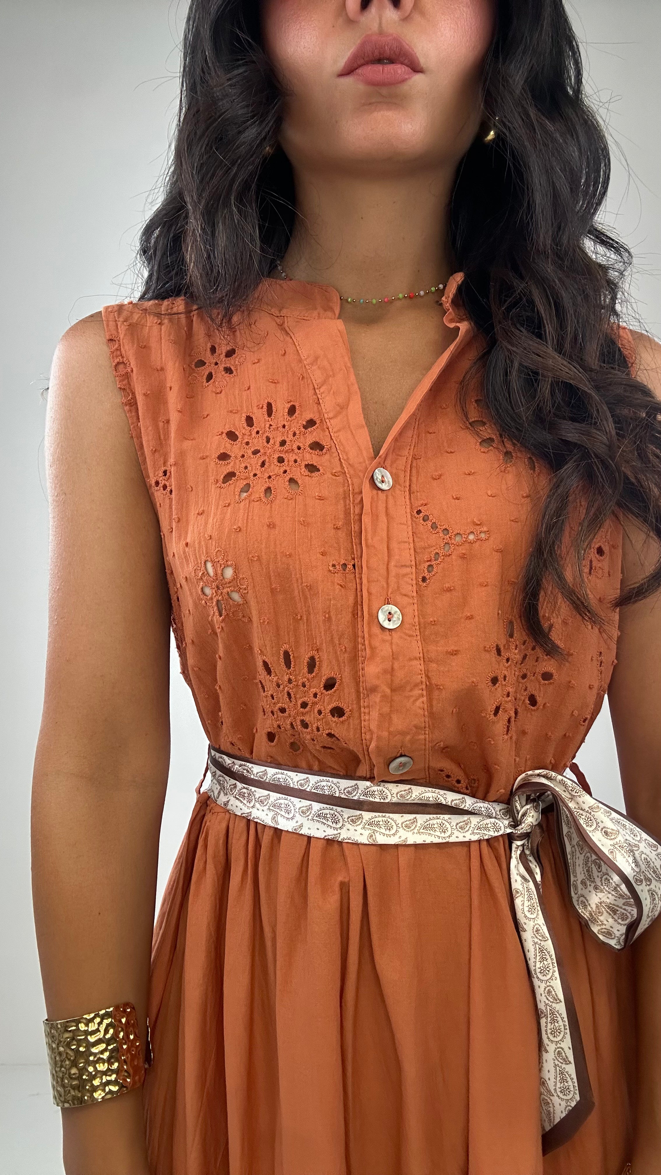 Vestito SANGALLO E FOULARD - COCCIO
