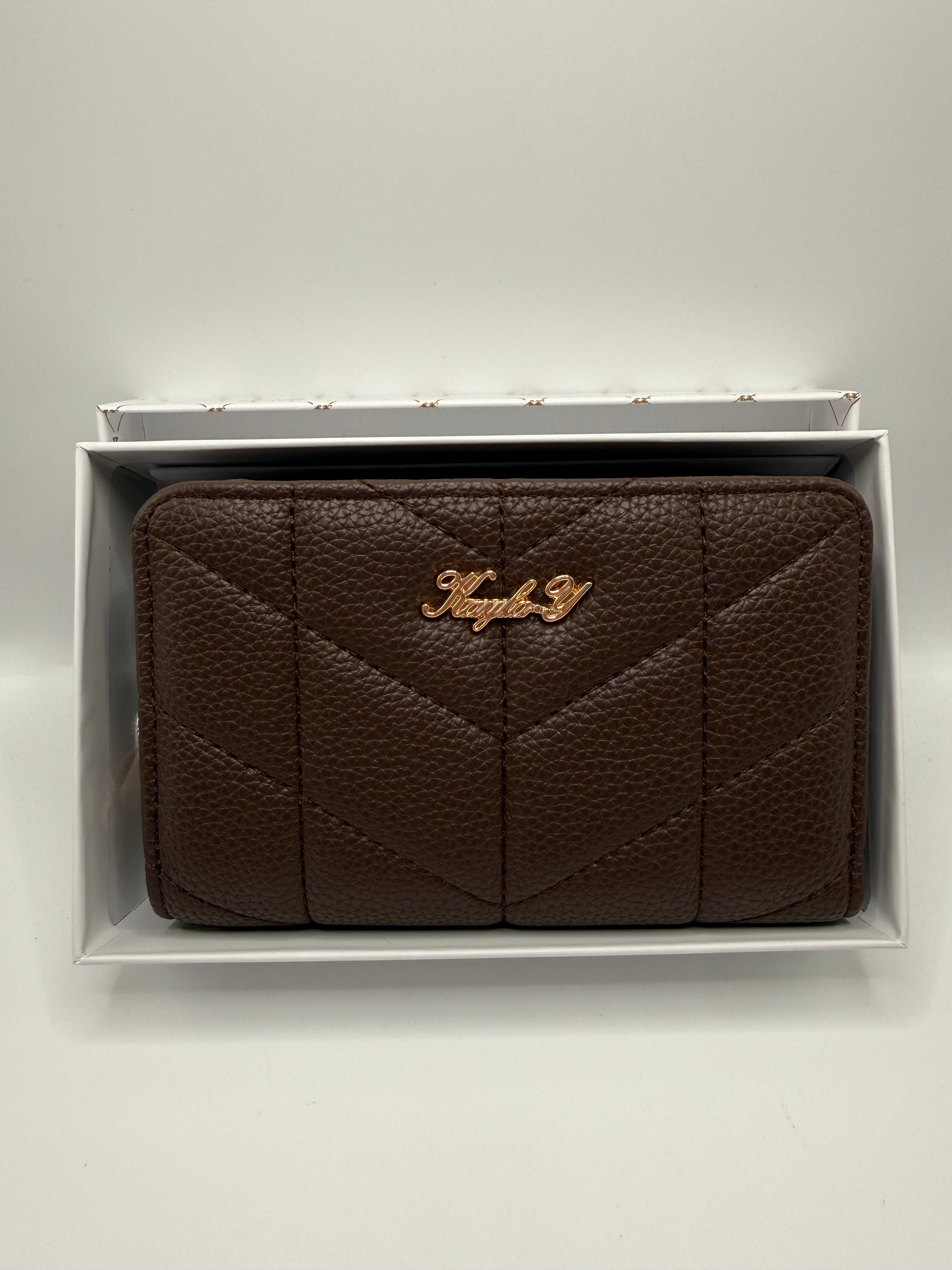 Portafoglio BASIC PELLE - MARRONE