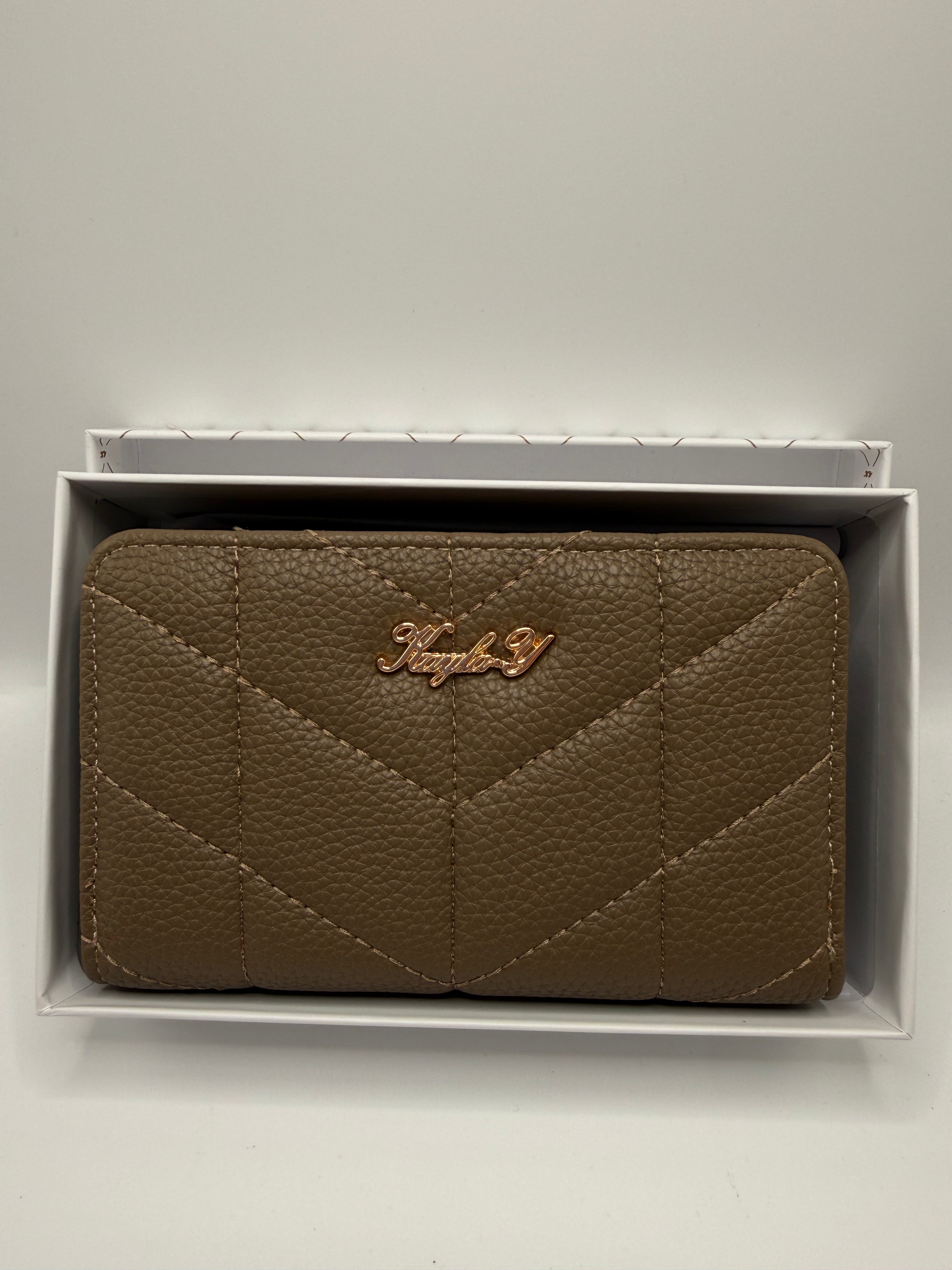 Portafoglio BASIC PELLE - KHAKI