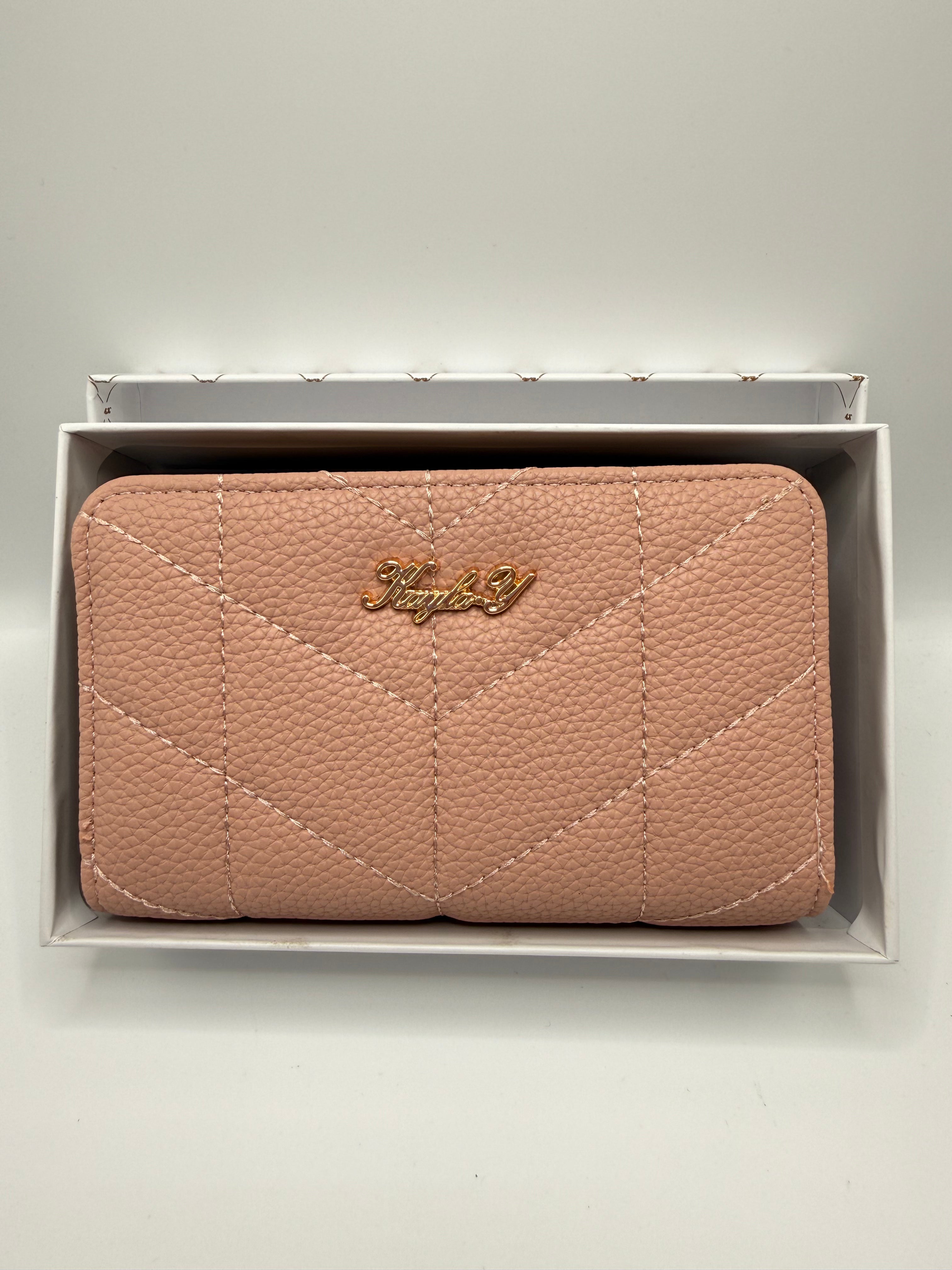 Portafoglio BASIC PELLE - ROSA CIPRIA