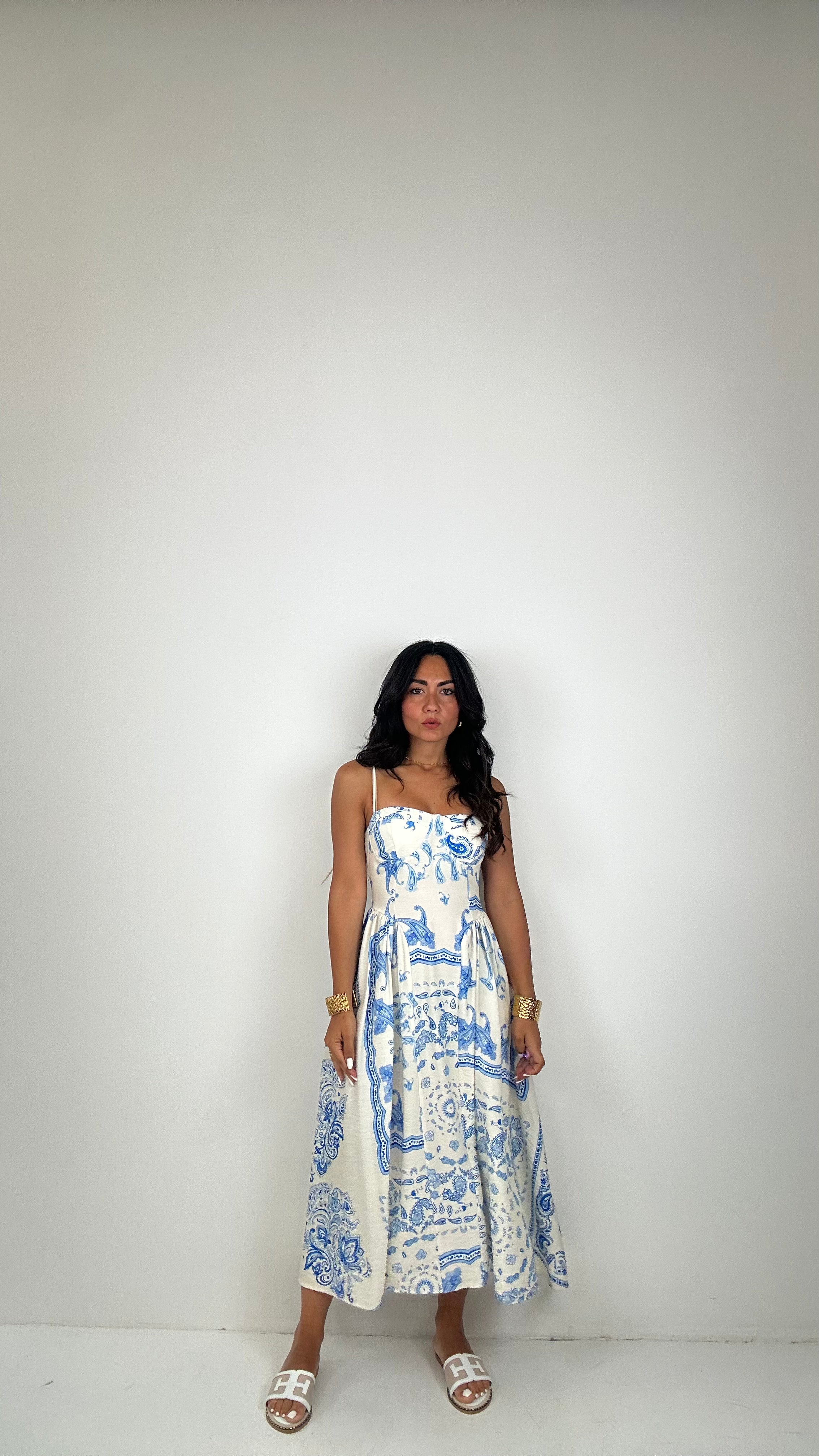 Vestito LACCETTO FANTASY - AZZURRO