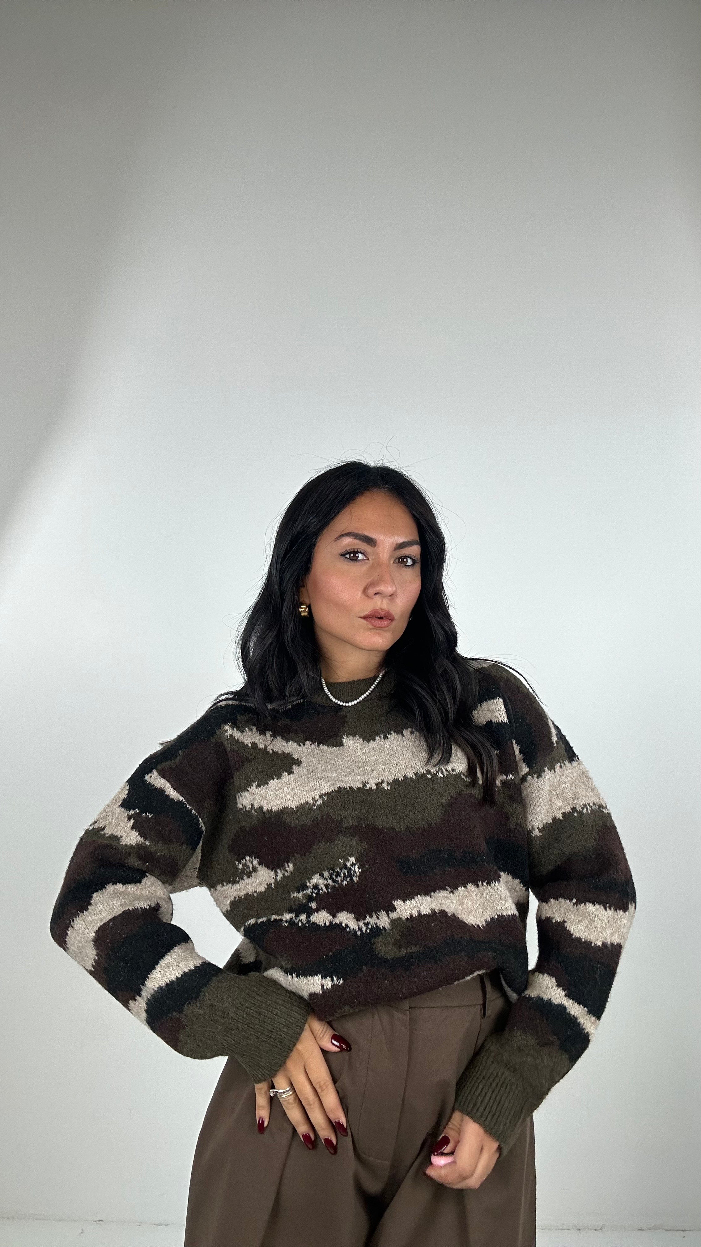 Pull MILITARY - VERDE