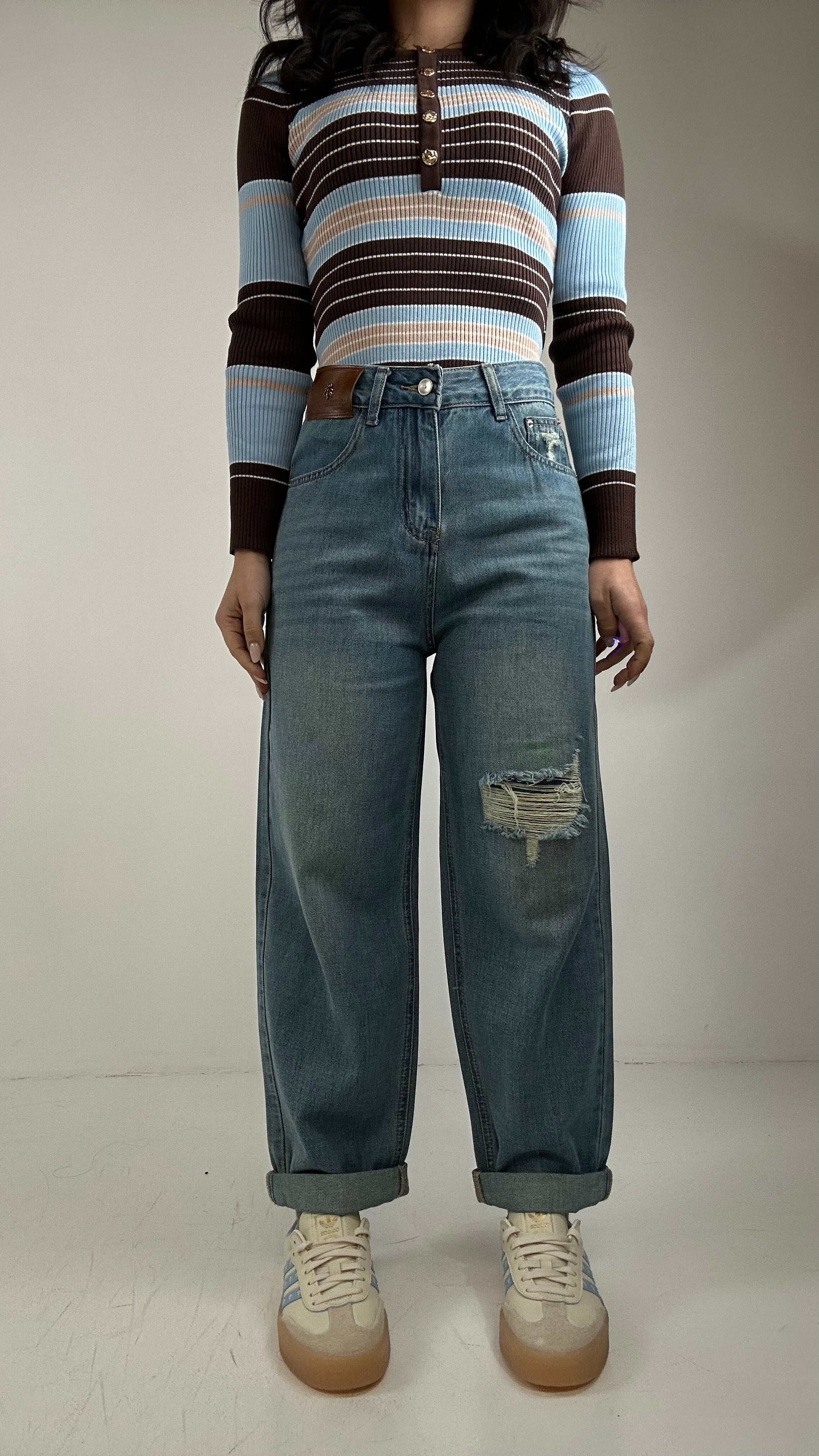Jeans MOM TOPQ - JEANS
