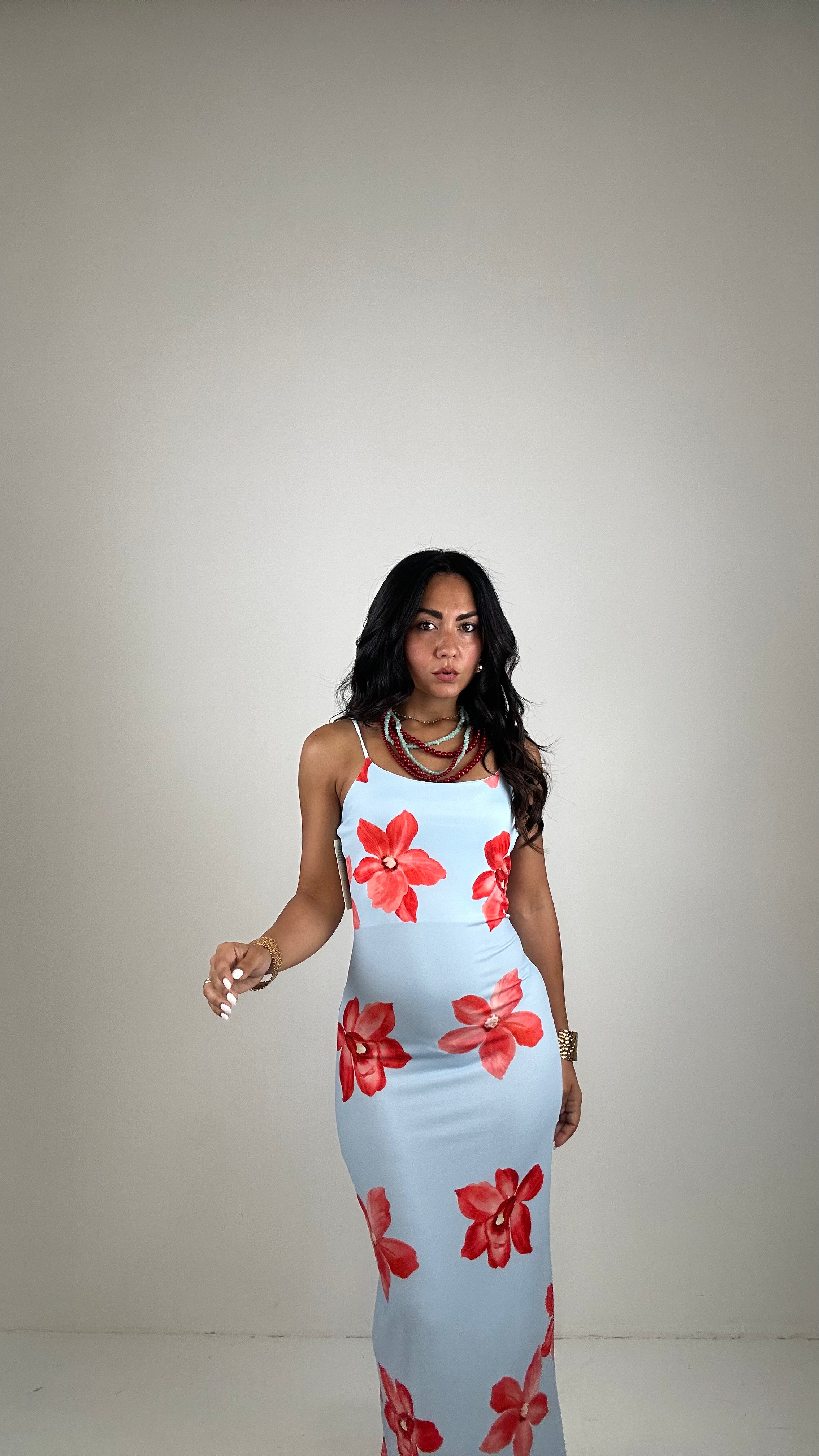 Vestito ORCHIDEA - CELESTE