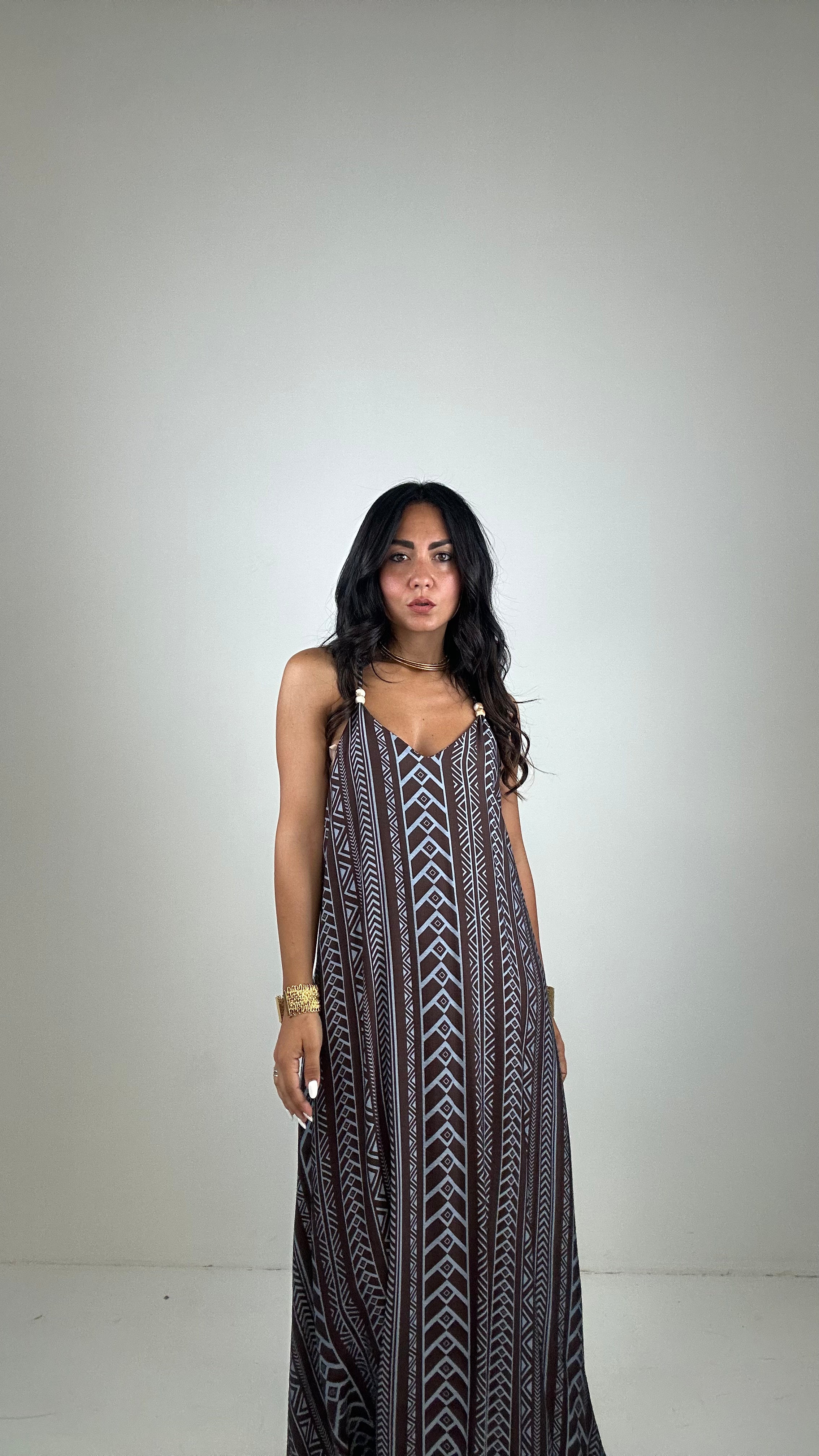 Vestito TRIBU' - CELESTE